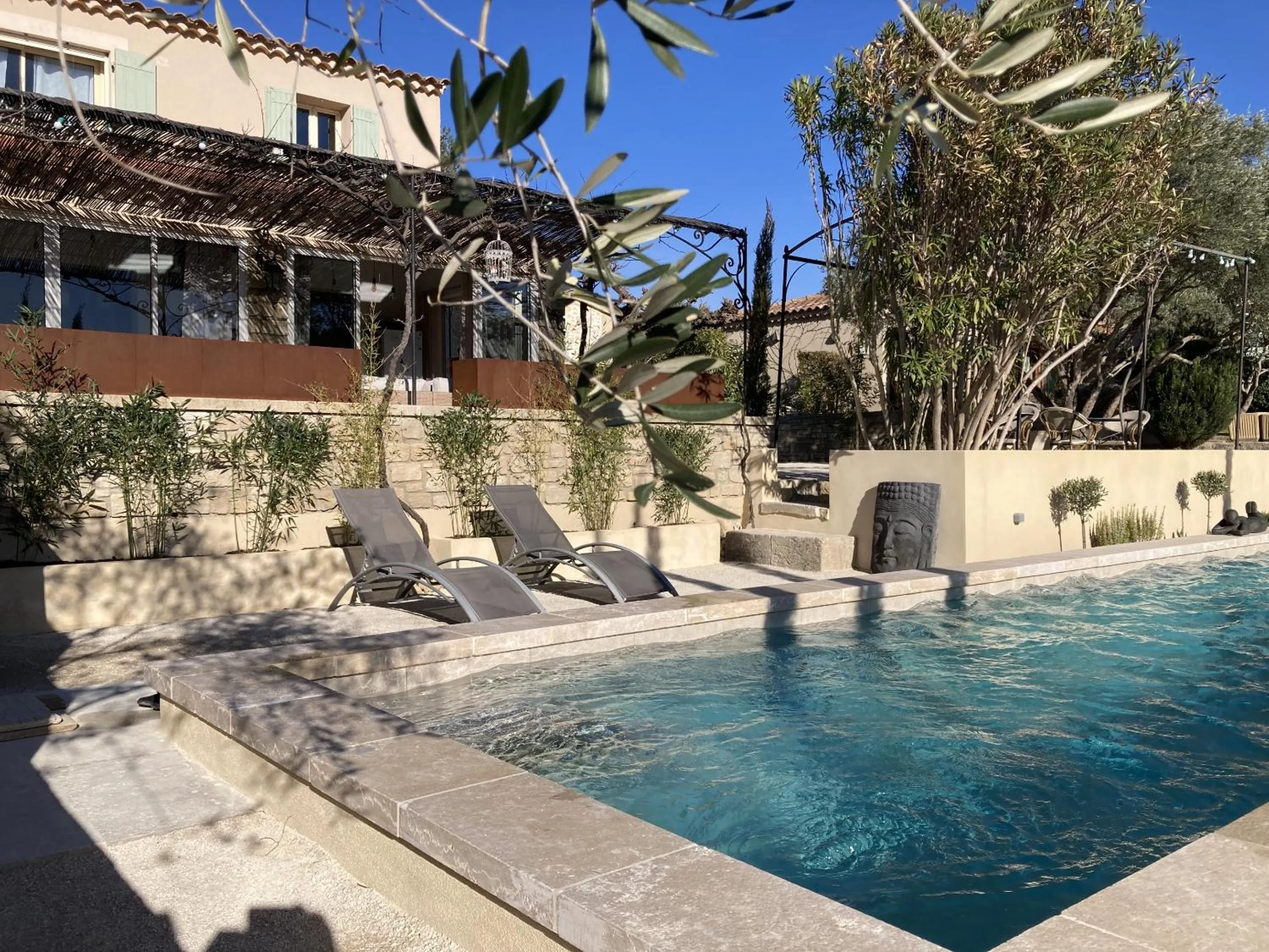 Pool view in Chambres & Table d'Hôtes Au Soleil du Bonheur