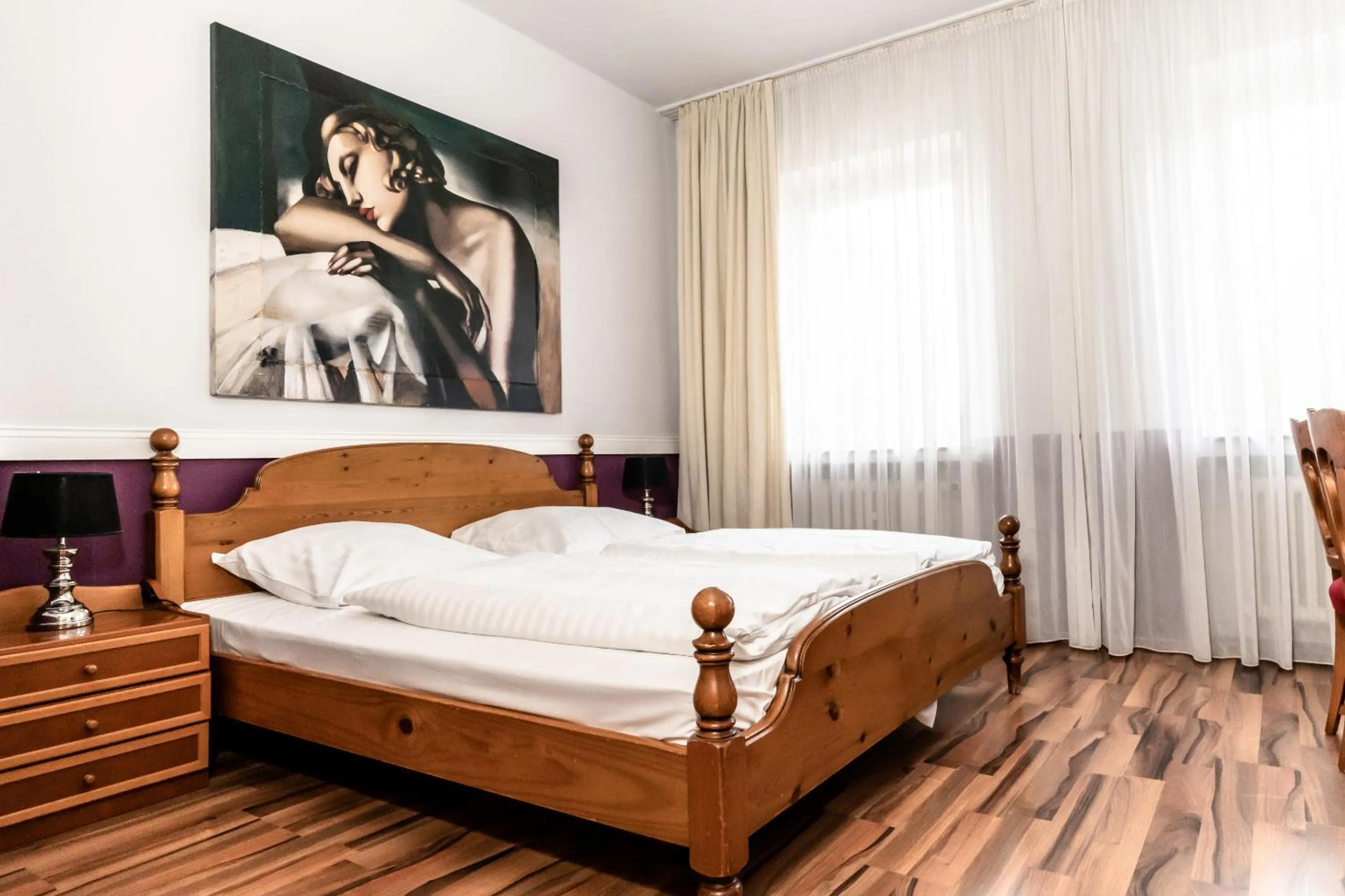 Bedroom, Bed in Privathotel Stickdorn