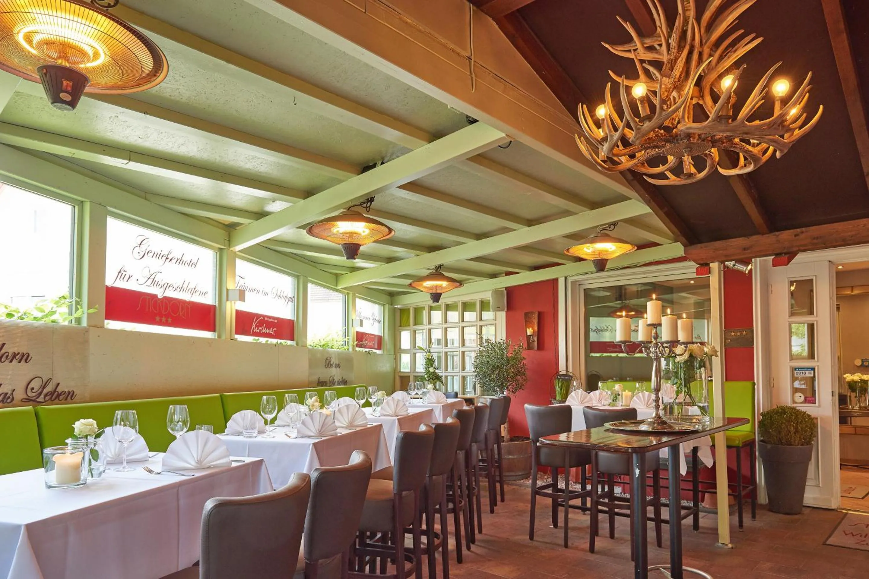 Dining area in Privathotel Stickdorn