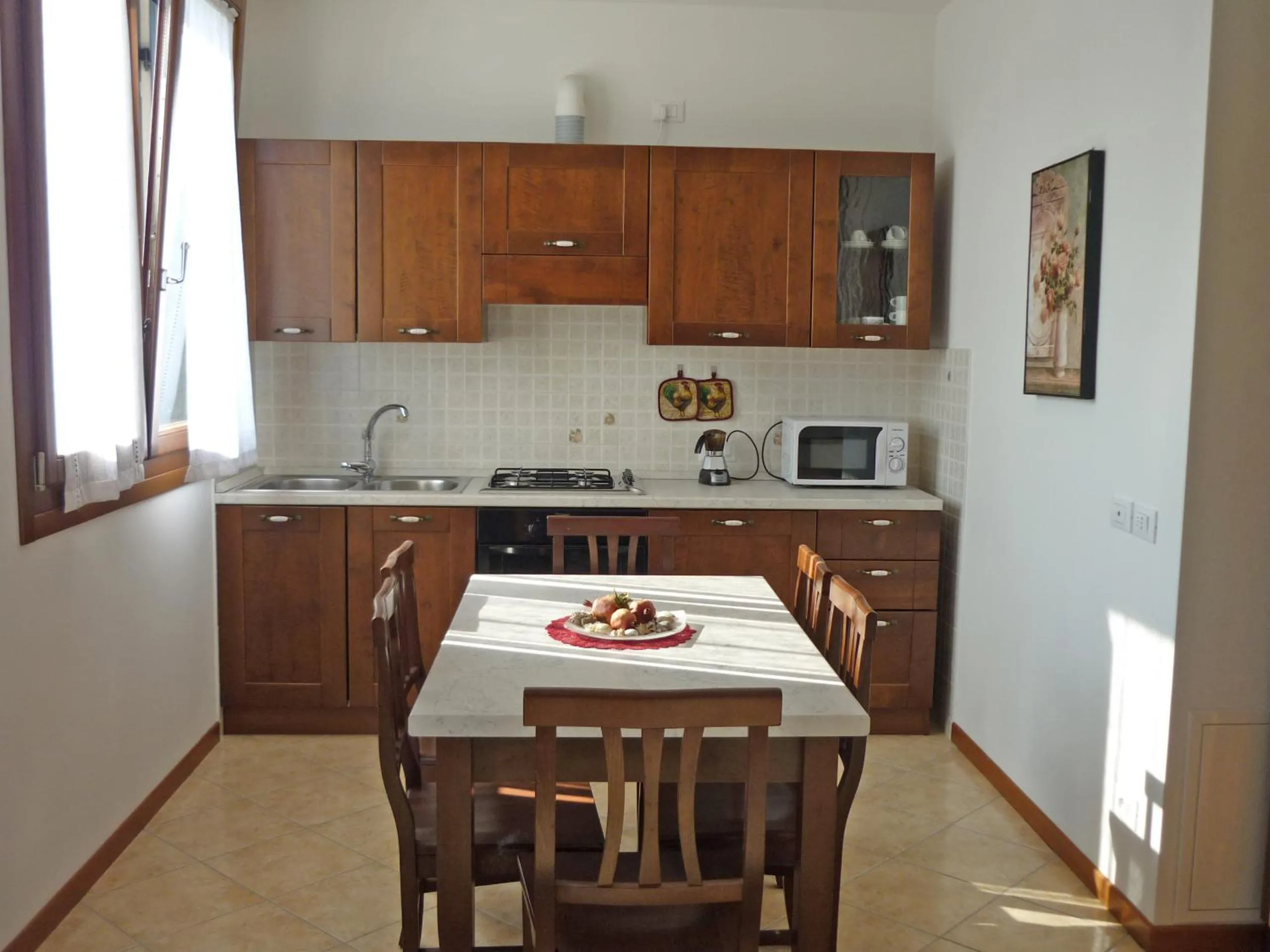 Kitchen or kitchenette in Agriturismo Ca' Baccan