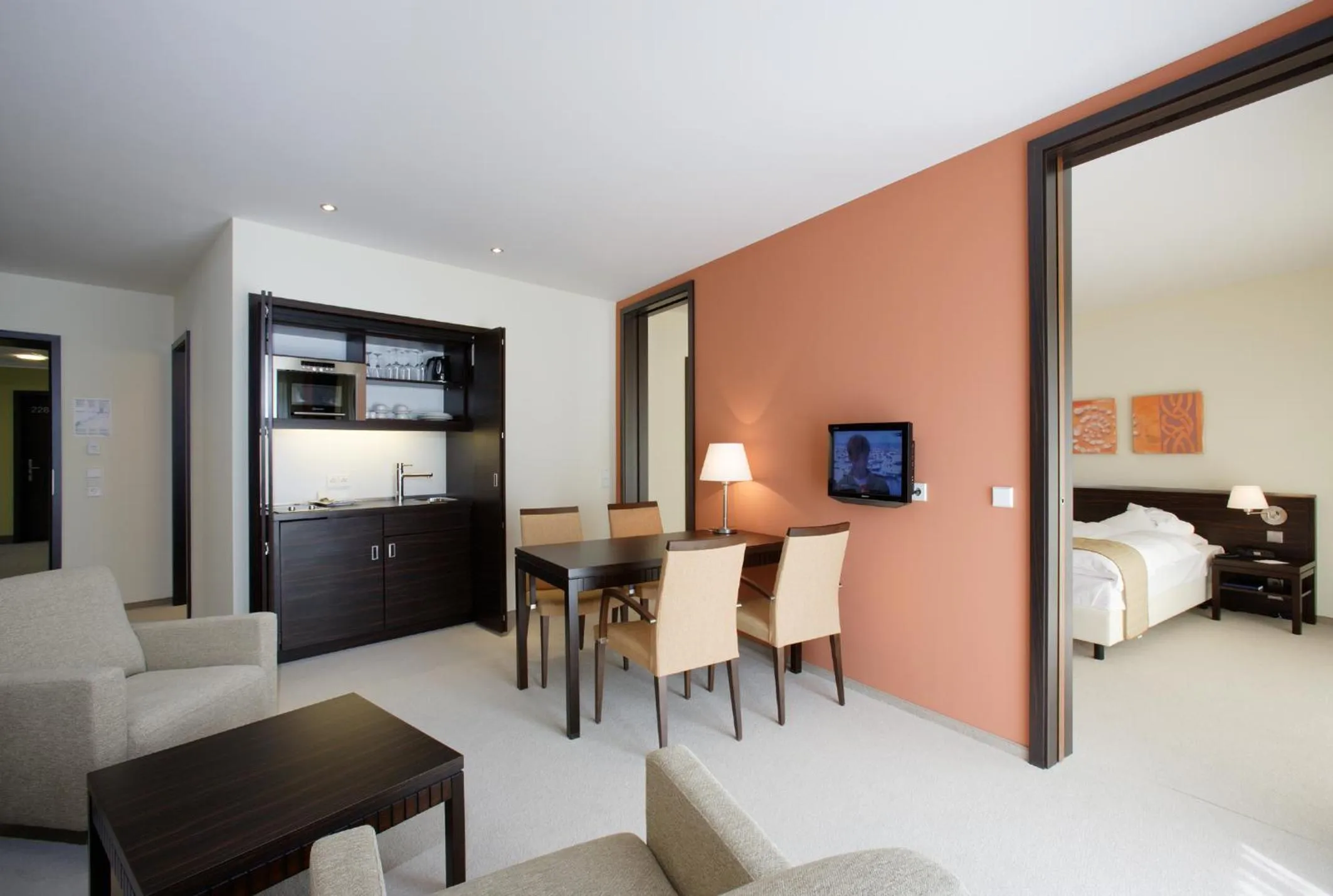 Living room, Bed in Heide Spa Hotel &amp; Resort