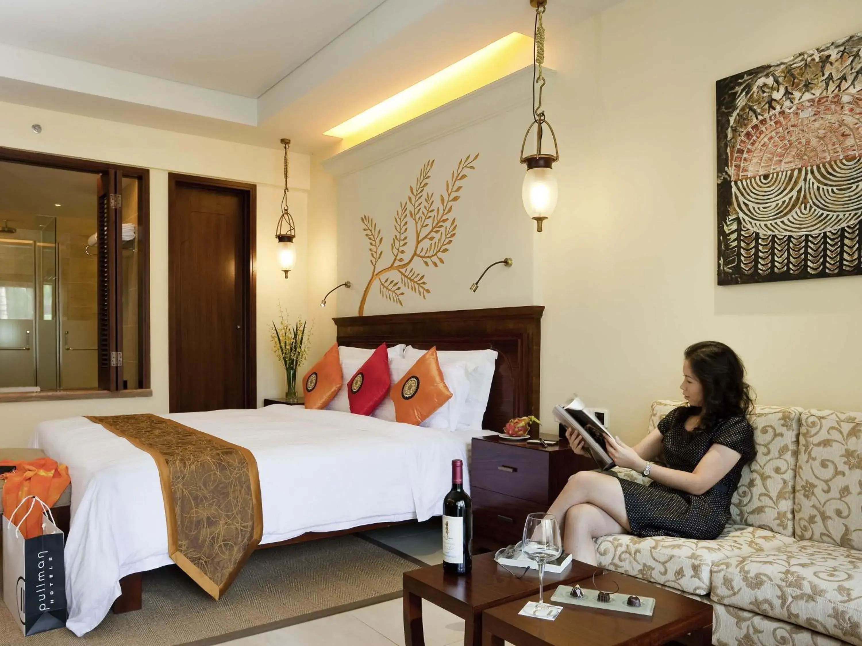 Bedroom, Bed in Pullman Sanya Yalong Bay Villas & Resort Bedroom, Bed in Pullman Sanya Yalong Bay Villas & Resort