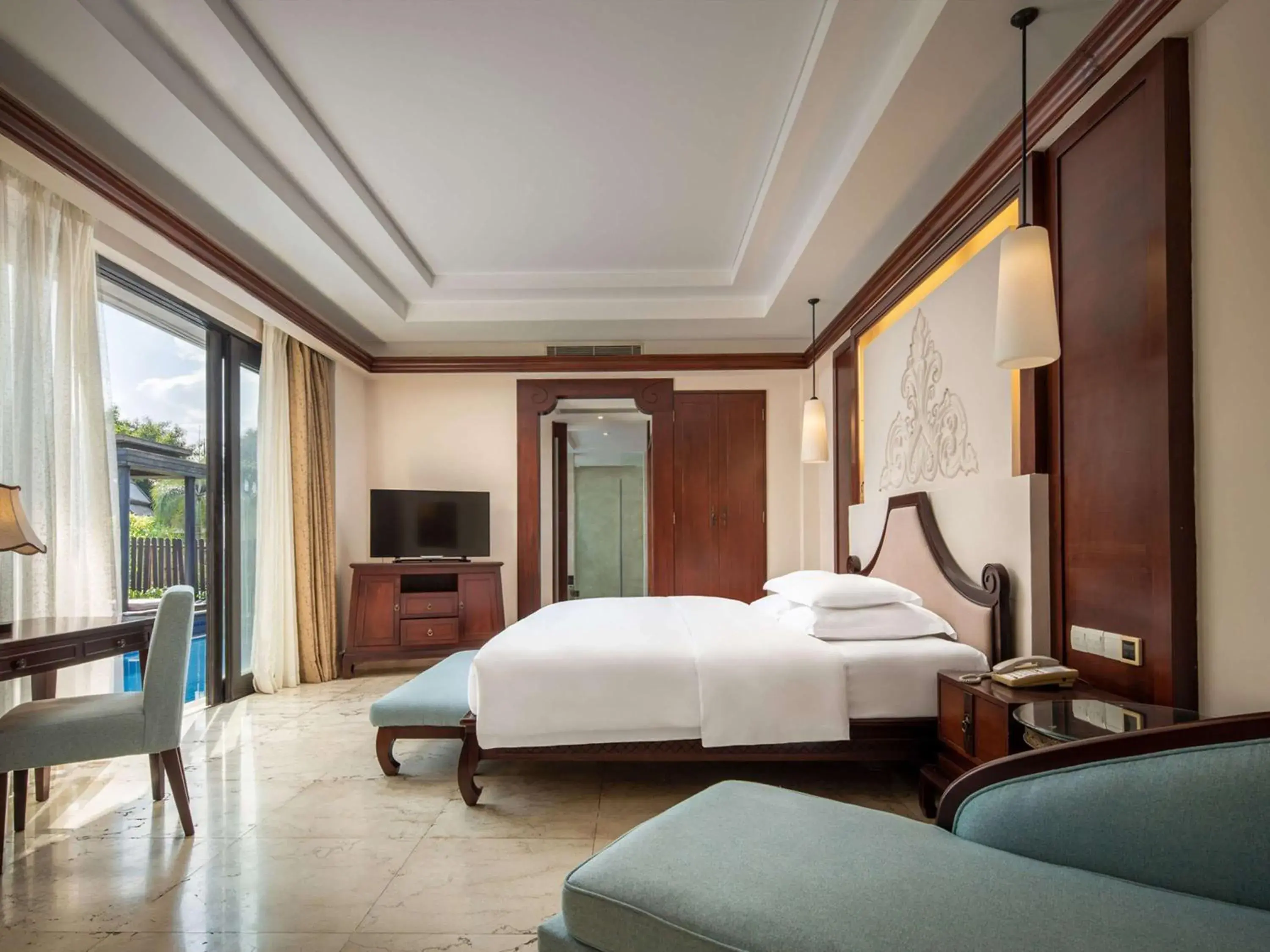 Bedroom, Bed in Pullman Sanya Yalong Bay Villas & Resort Bedroom, Bed in Pullman Sanya Yalong Bay Villas & Resort
