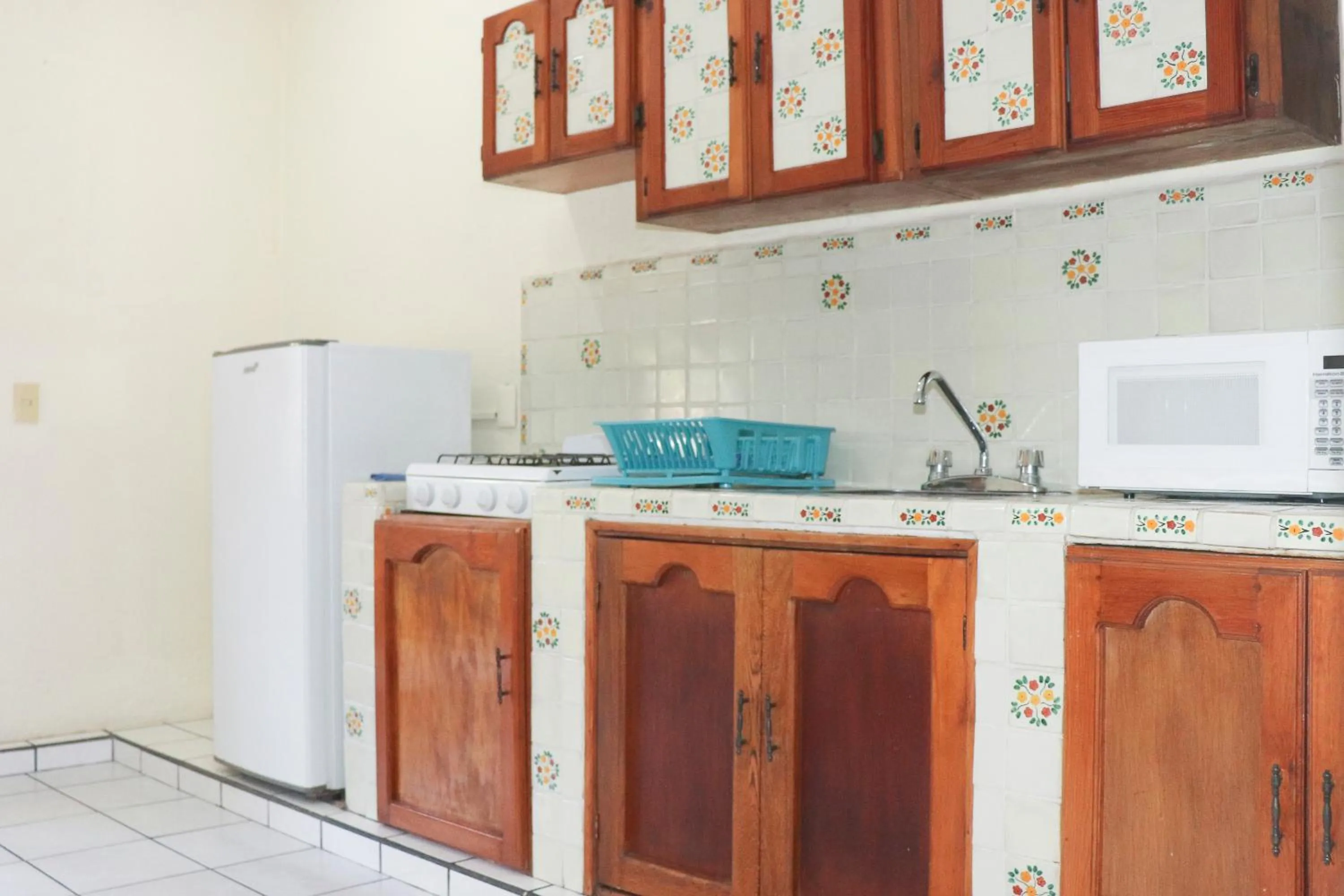 Kitchen or kitchenette in Hotel Palmeras