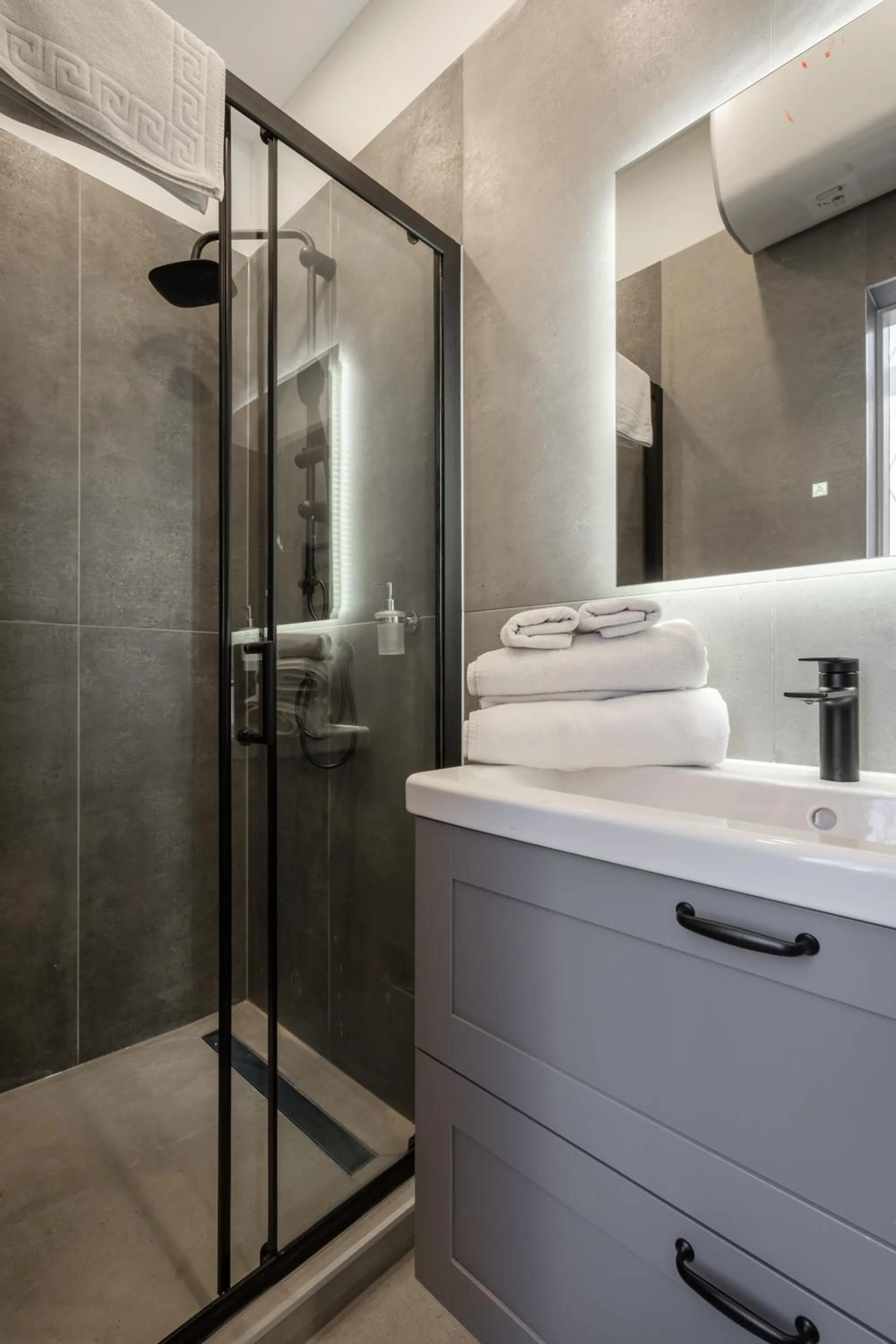 Shower in K33- Boutique Apartments, Best Location, by BQA