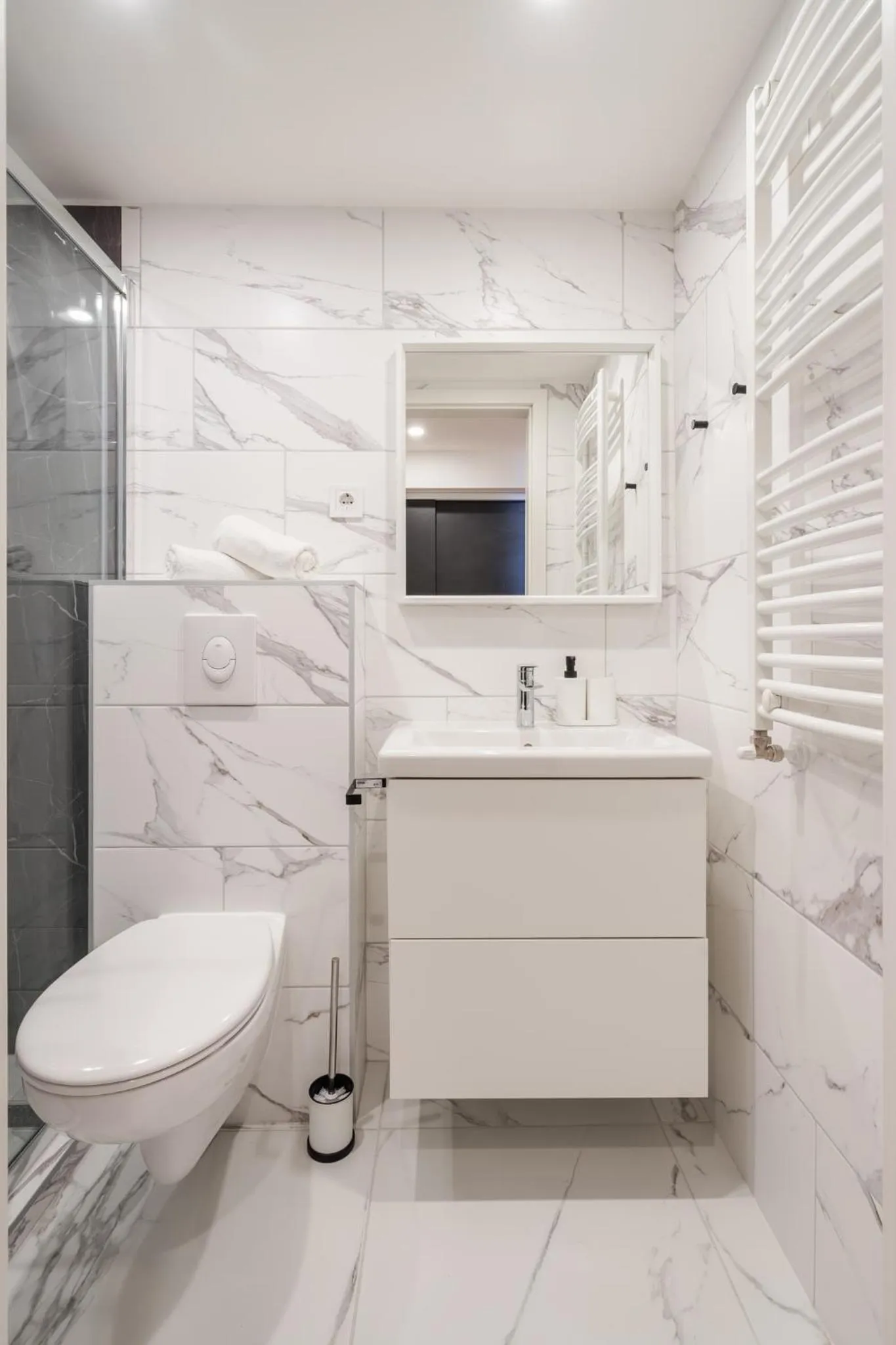Shower in K33- Boutique Apartments, Best Location, by BQA