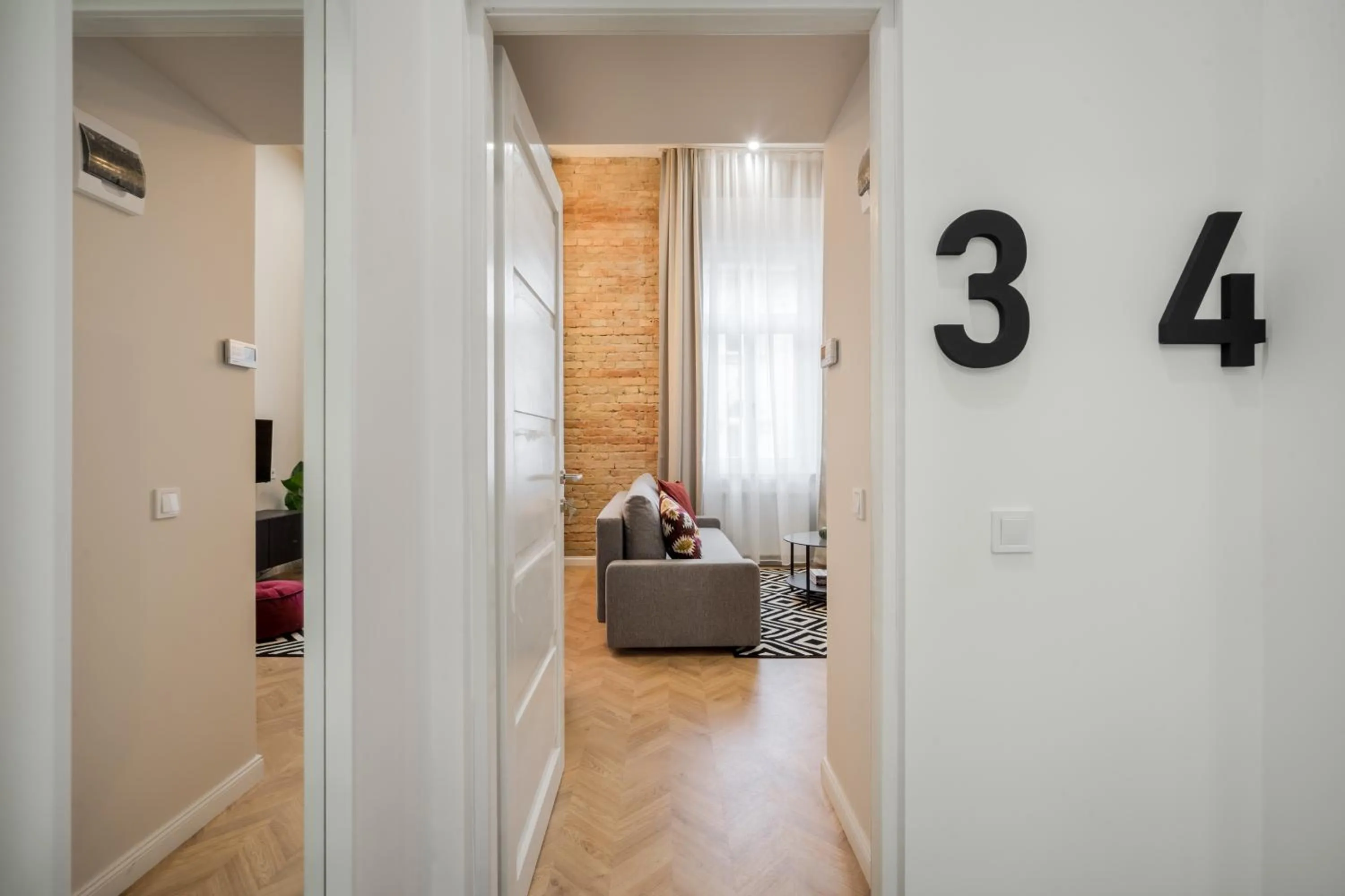 Living room in K33- Boutique Apartments, Best Location, by BQA