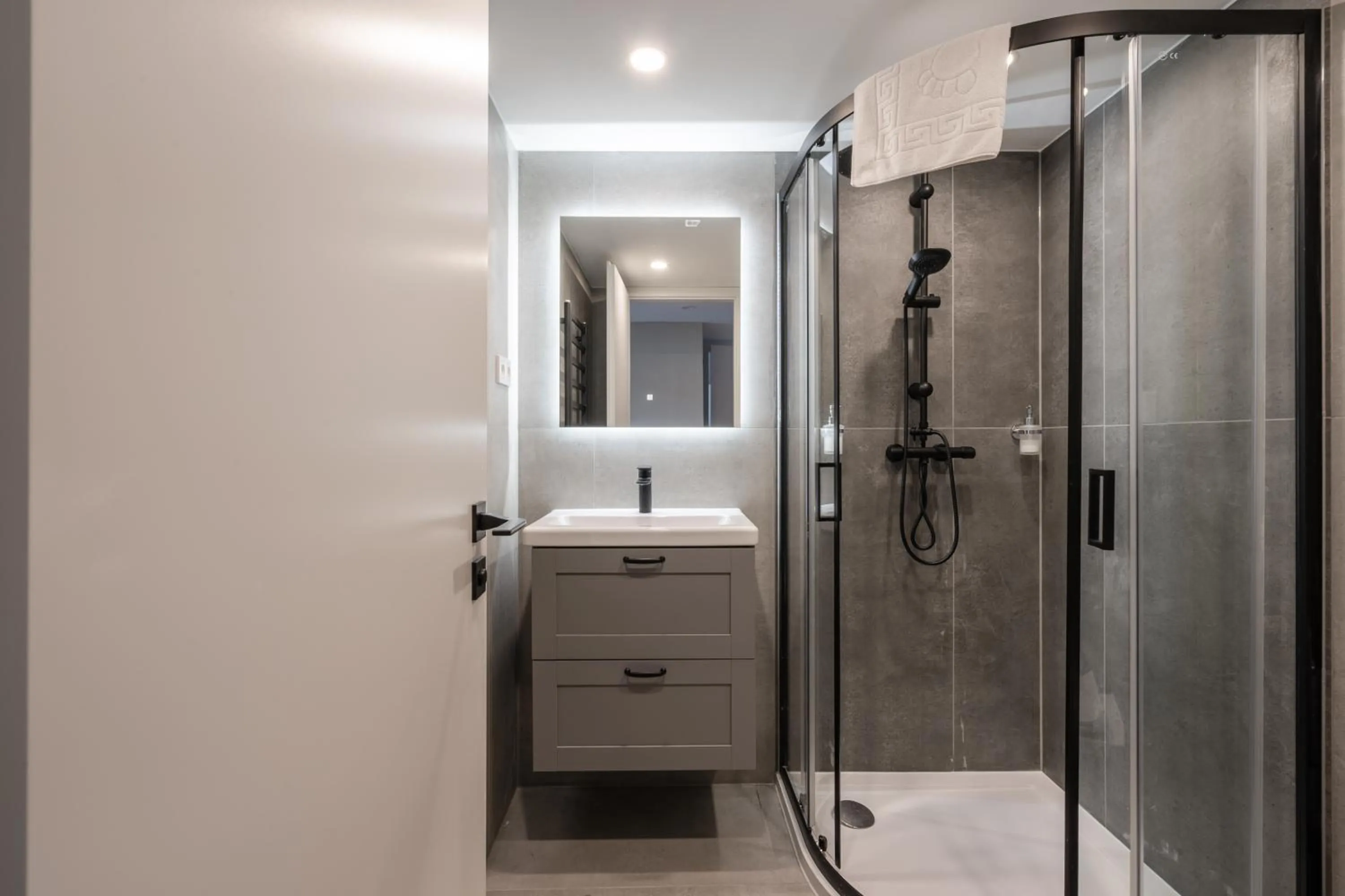 Shower in K33- Boutique Apartments, Best Location, by BQA