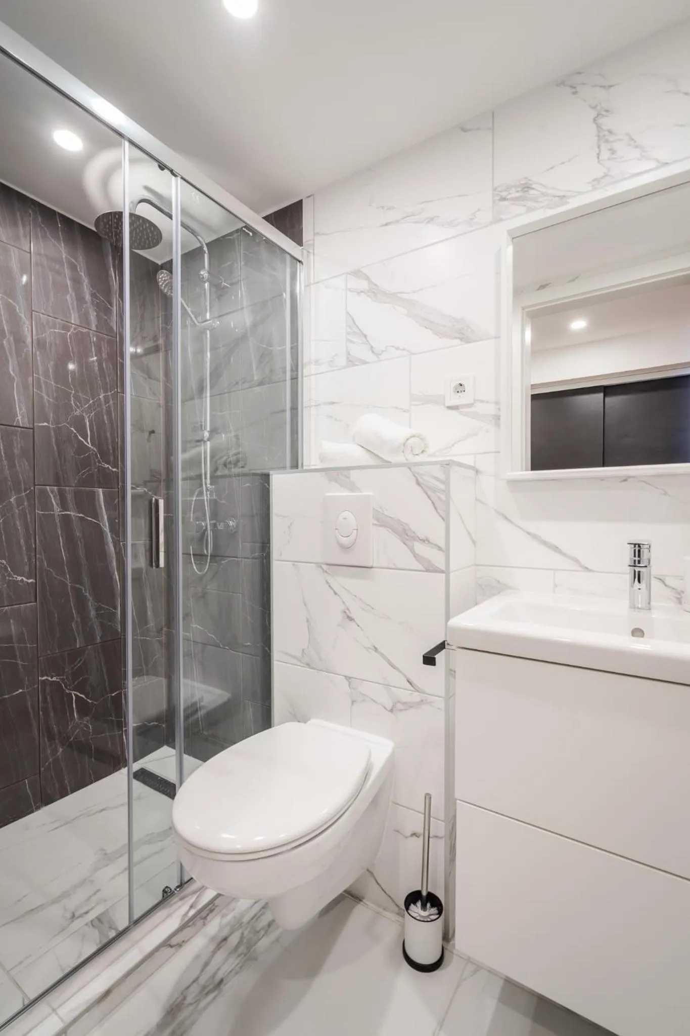 Shower in K33- Boutique Apartments, Best Location, by BQA