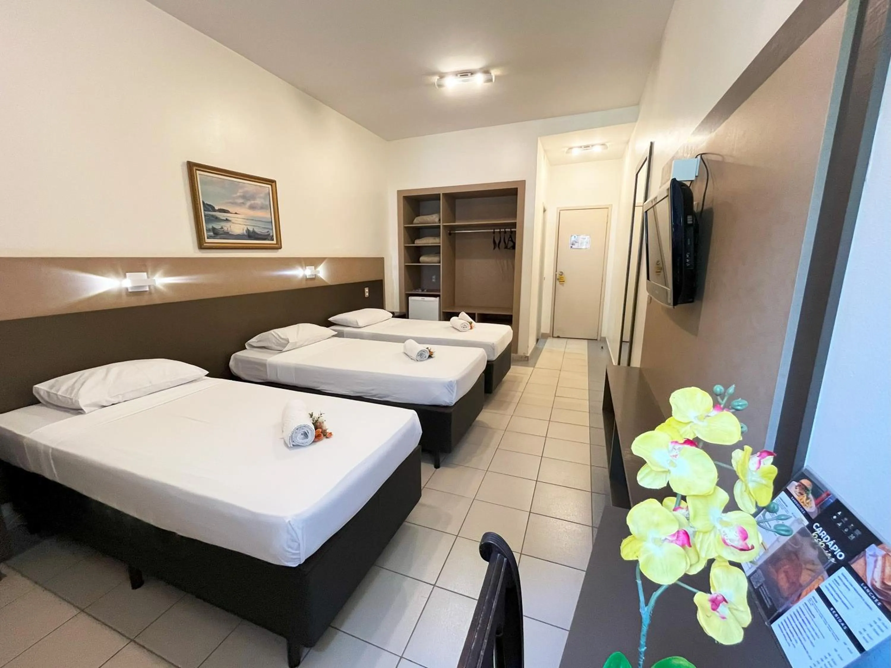 Bed in Athus Brasilia Hotel by Bsb Inn