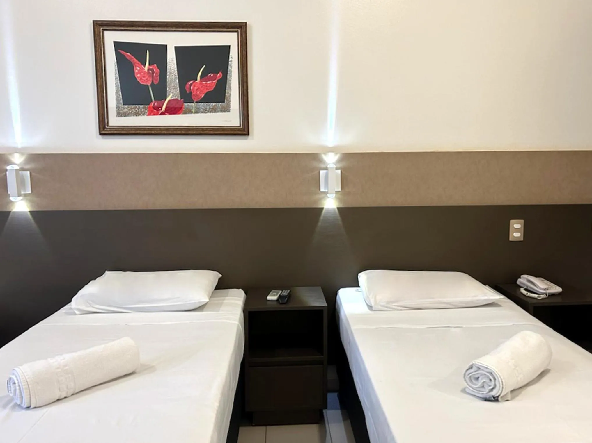 Bed in Athus Brasilia Hotel by Bsb Inn