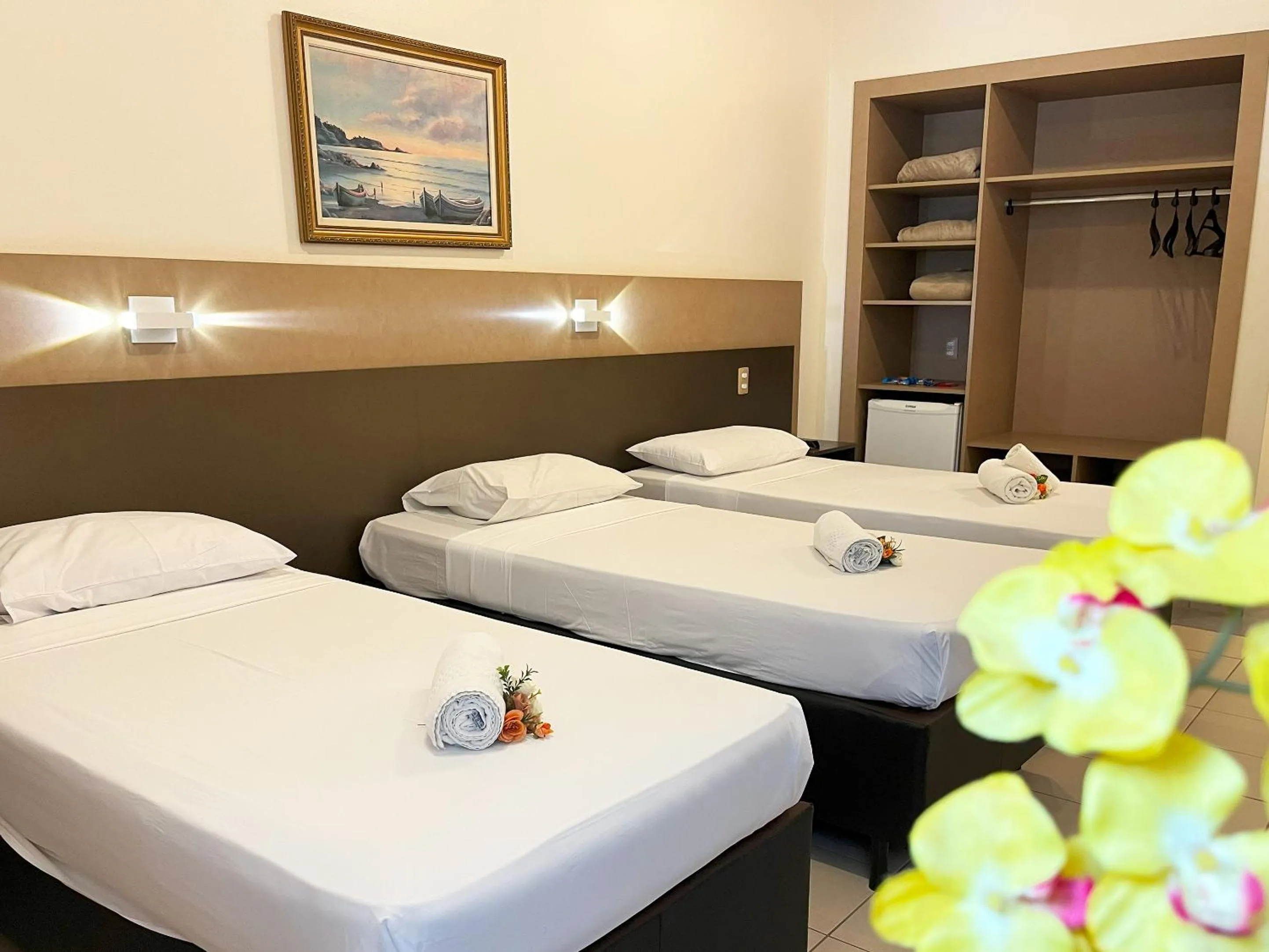 Bed in Athus Brasilia Hotel by Bsb Inn