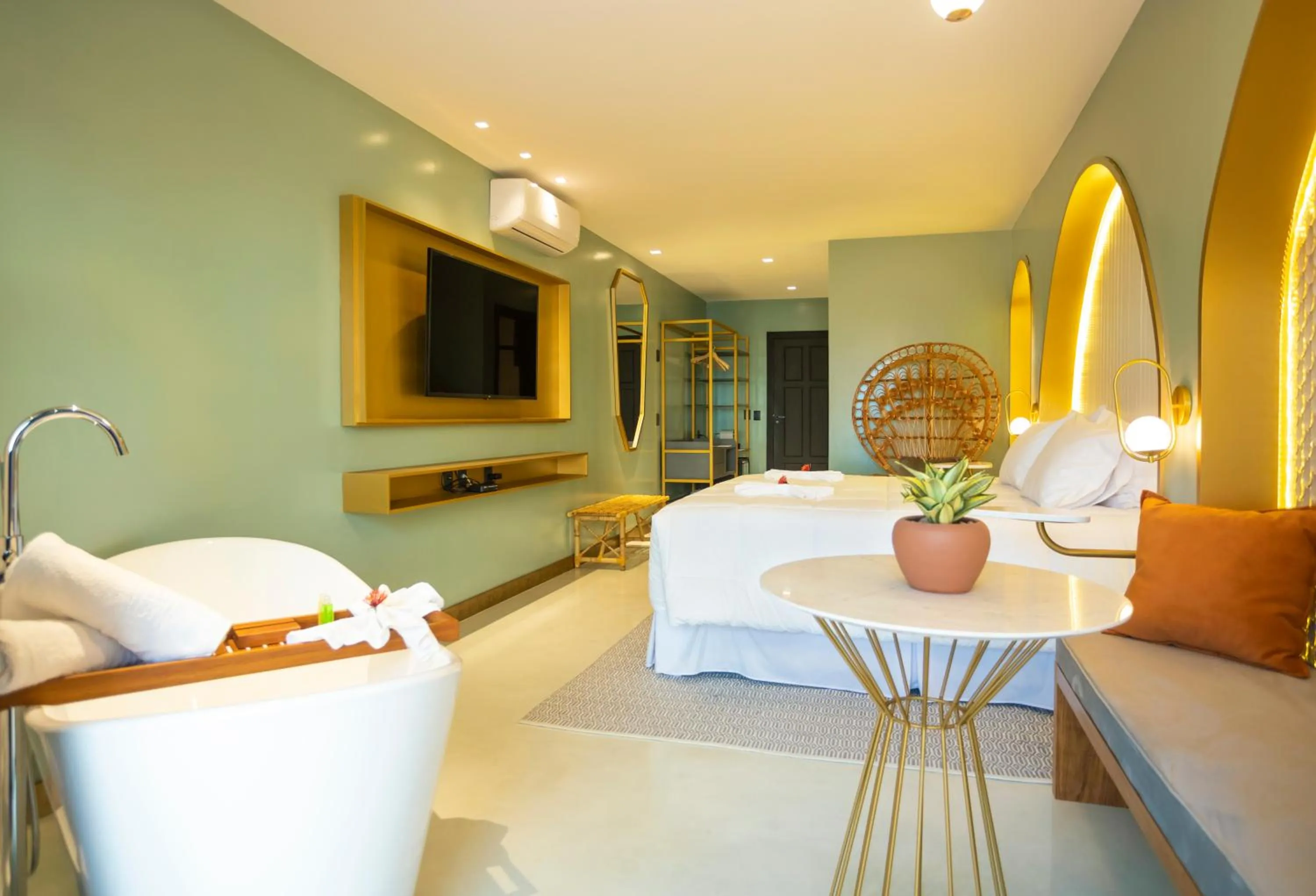 Bed in Exótica Boutique Hotel