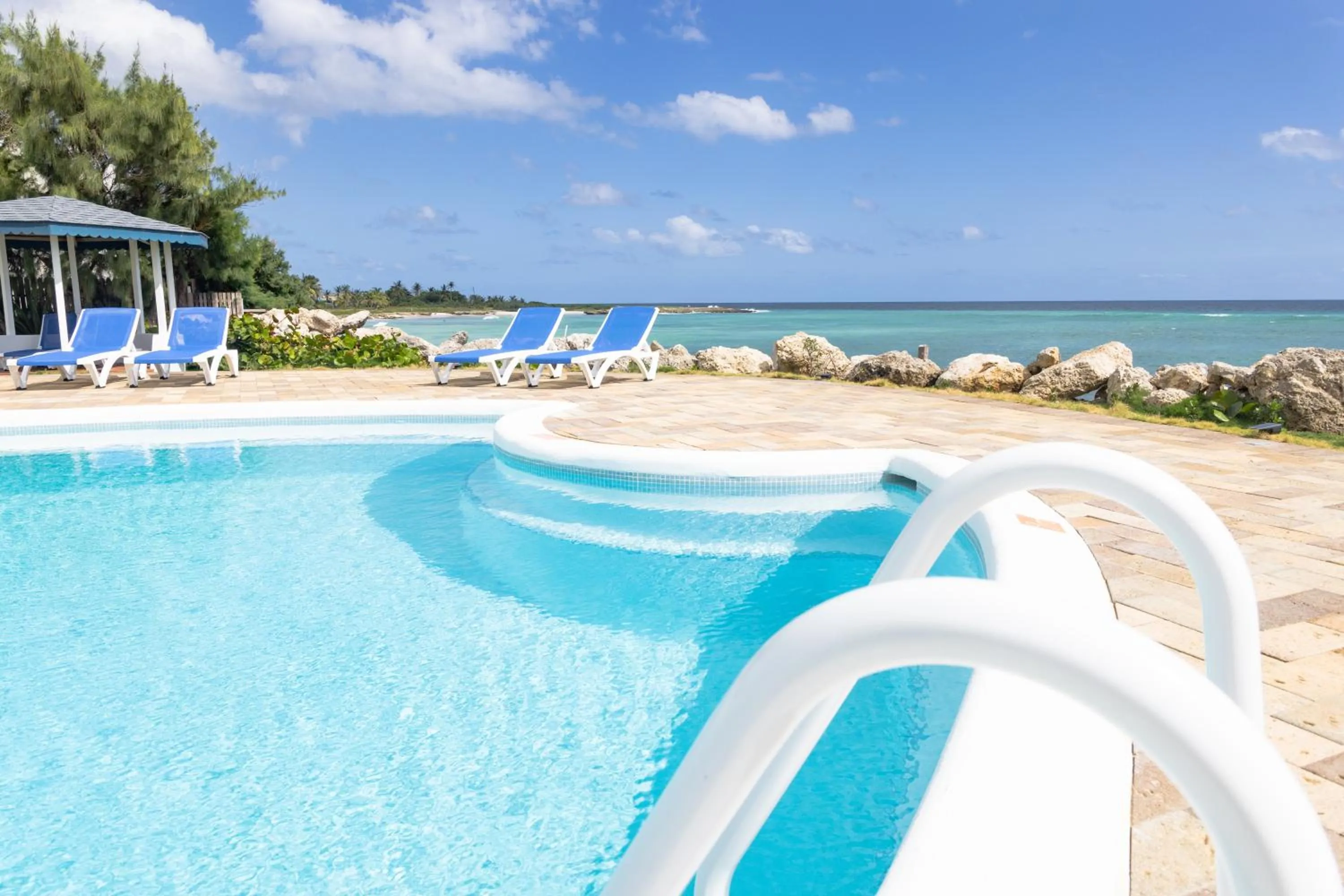 Swimming pool in OceanBlue Resort