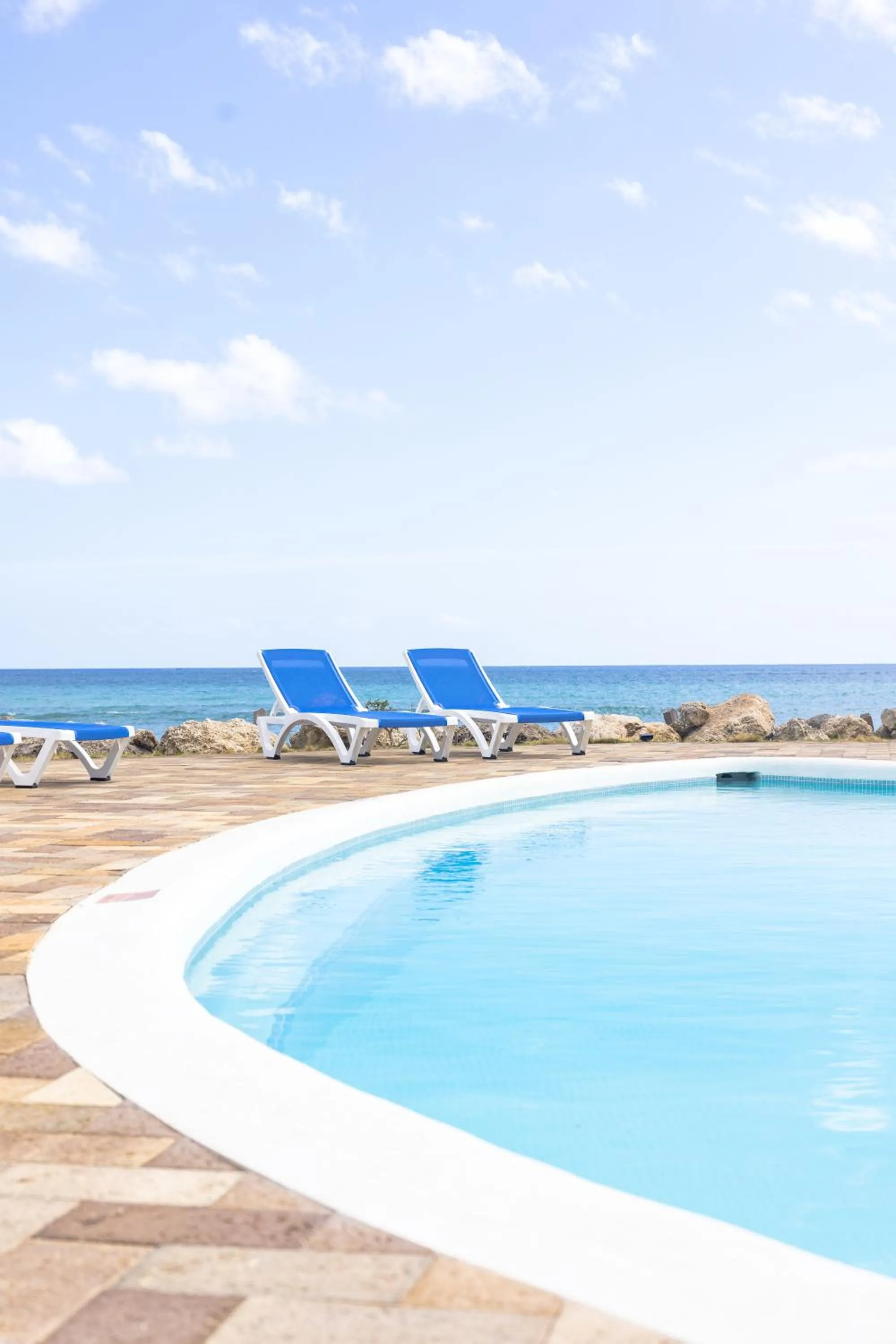 sunbed in OceanBlue Resort