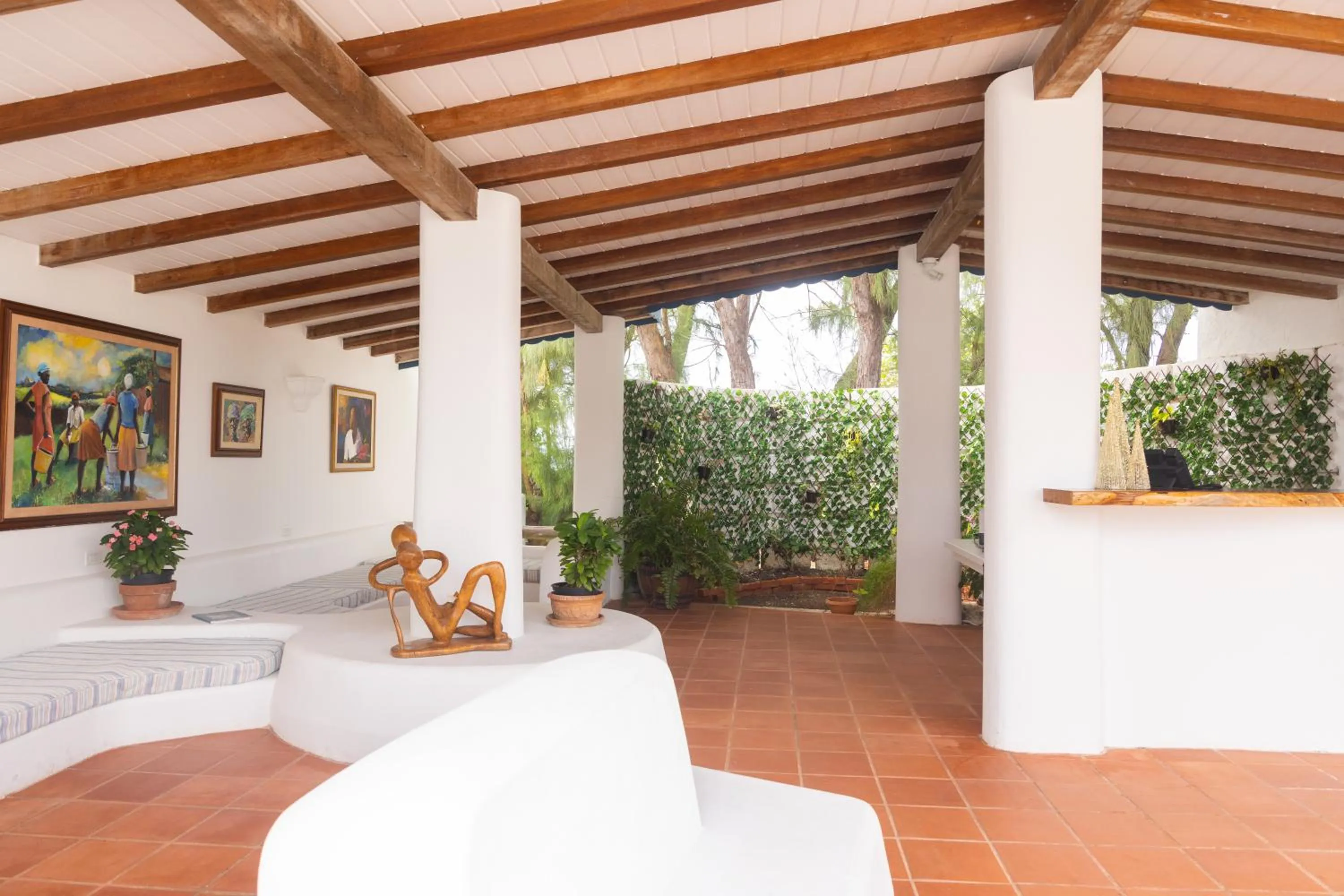 Lobby or reception in OceanBlue Resort