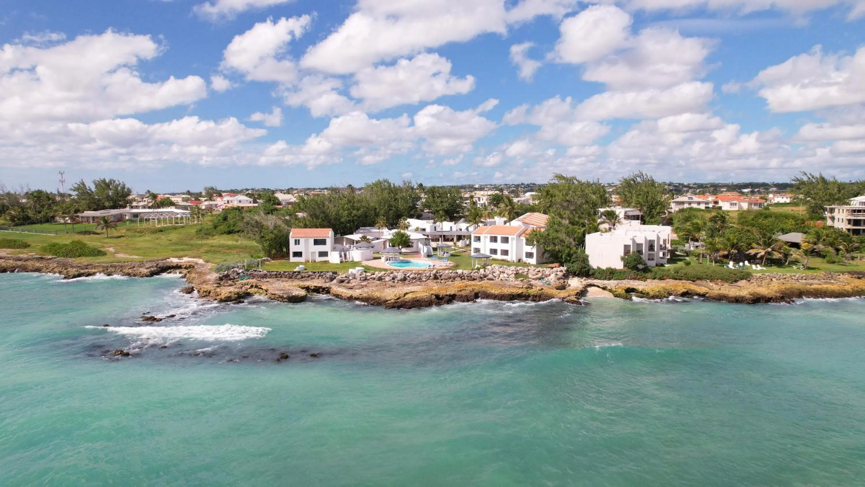 Bird's eye view in OceanBlue Resort