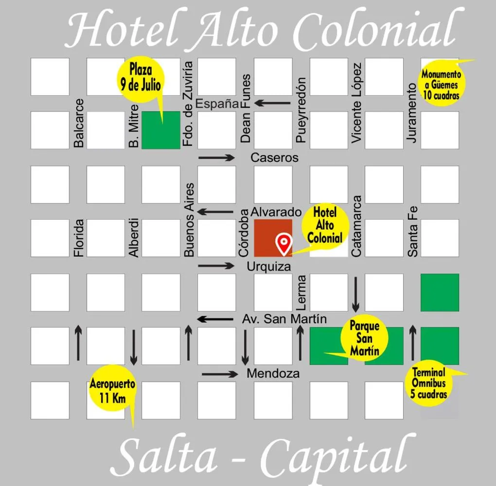 City view in Alto Colonial