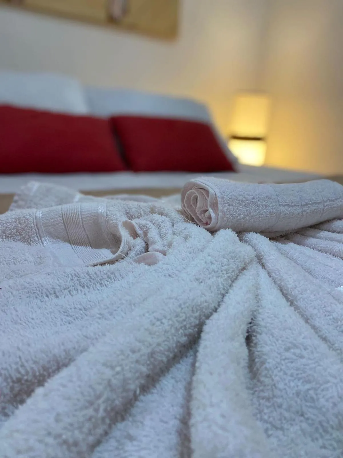 towels, Bed in Pousada Dom Quixote