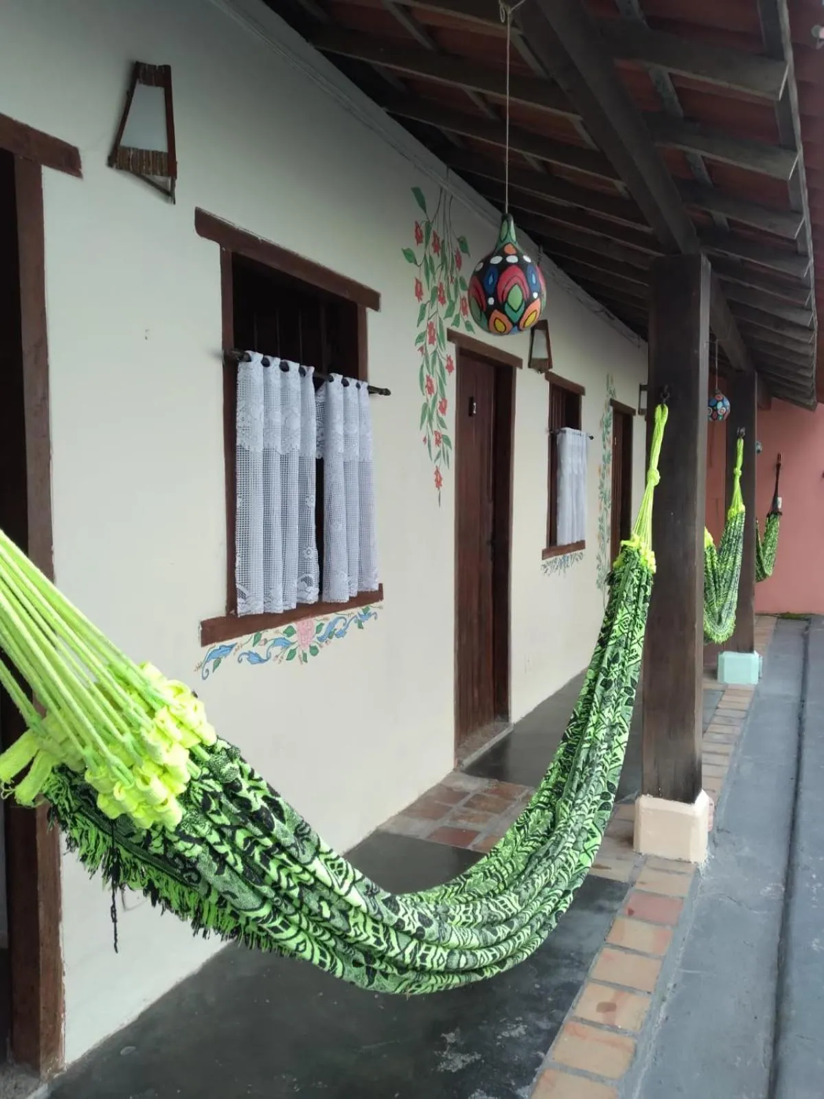 Patio in Pousada Dom Quixote