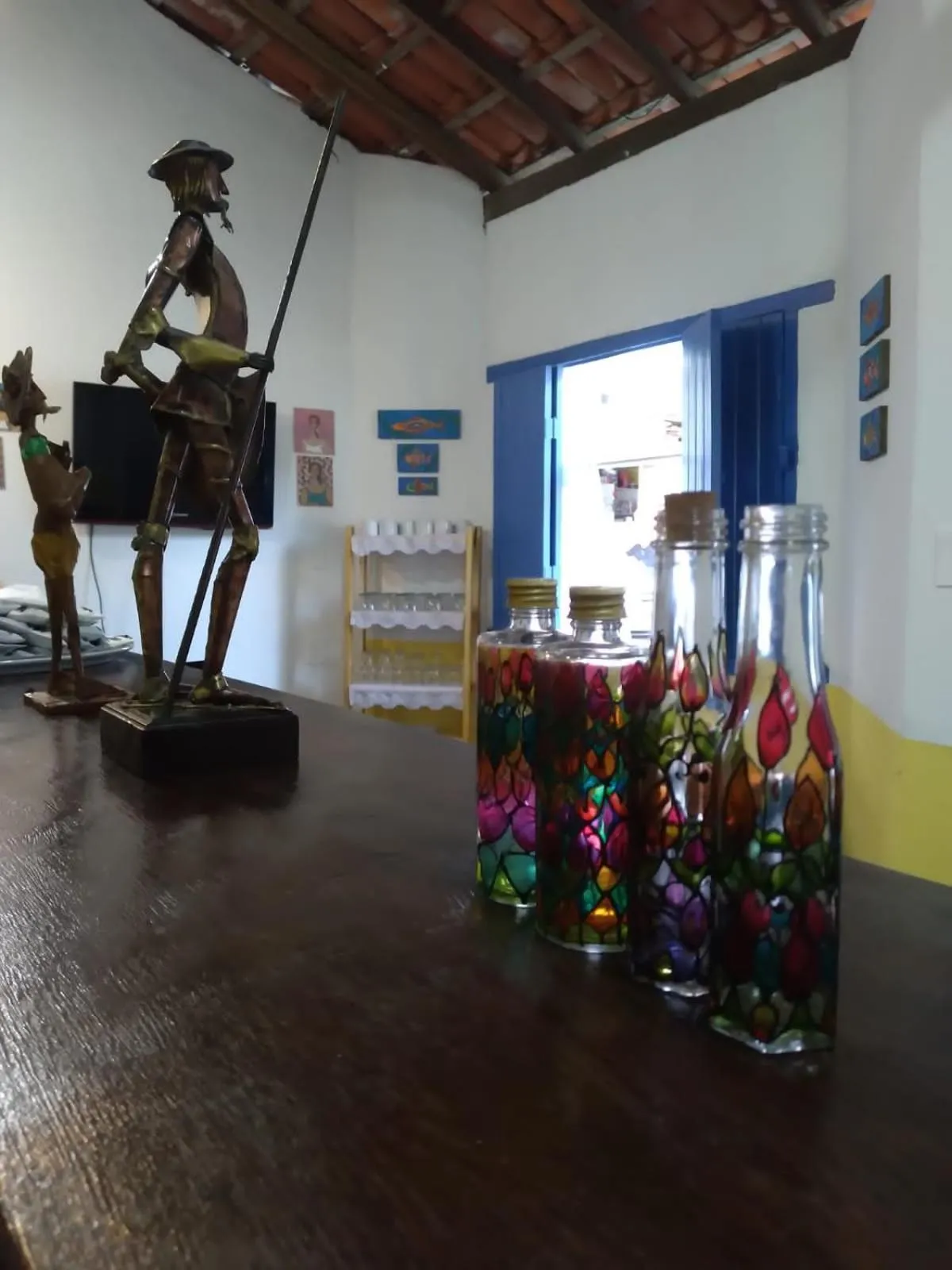 Lobby or reception in Pousada Dom Quixote