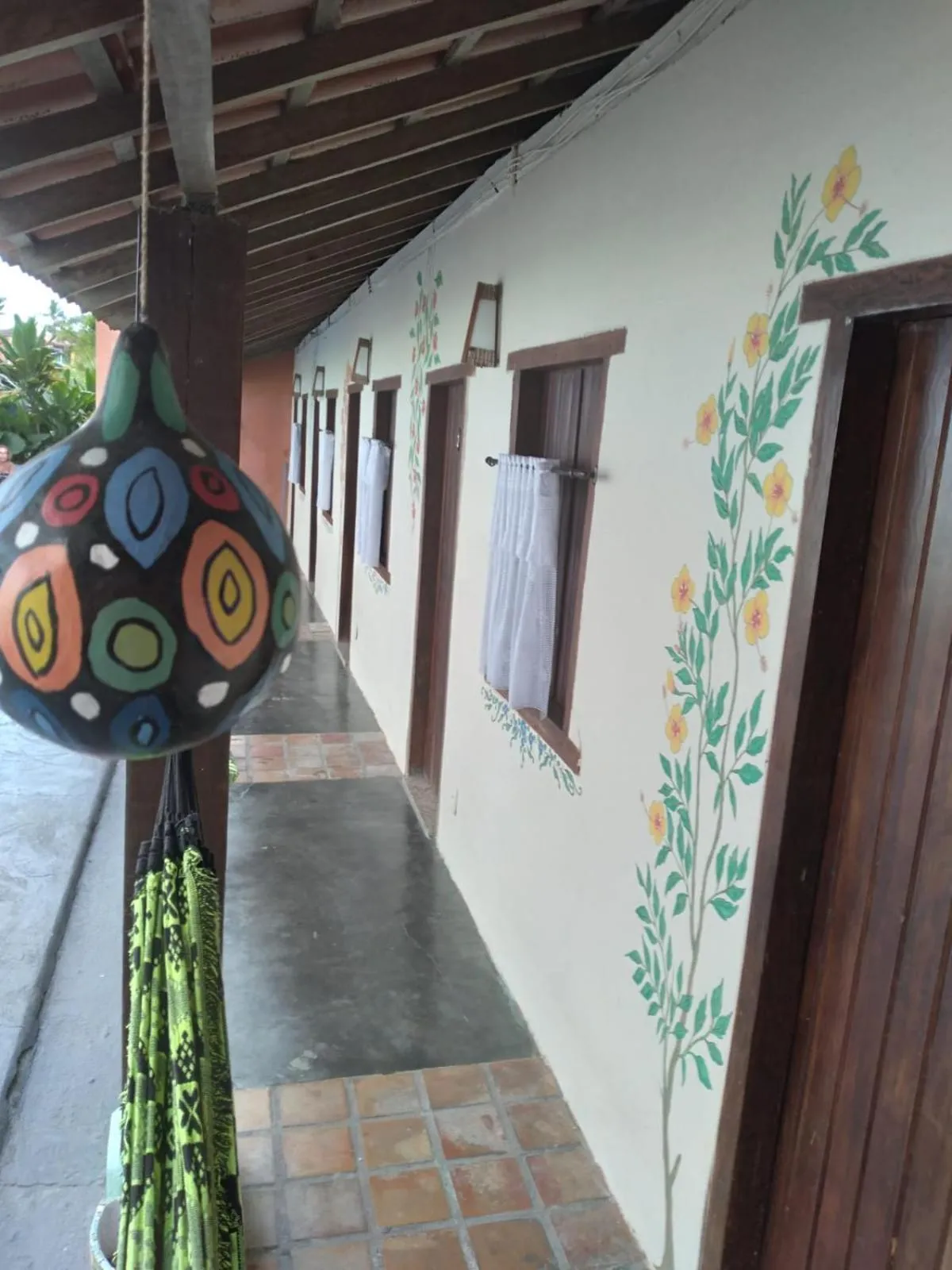 Patio in Pousada Dom Quixote
