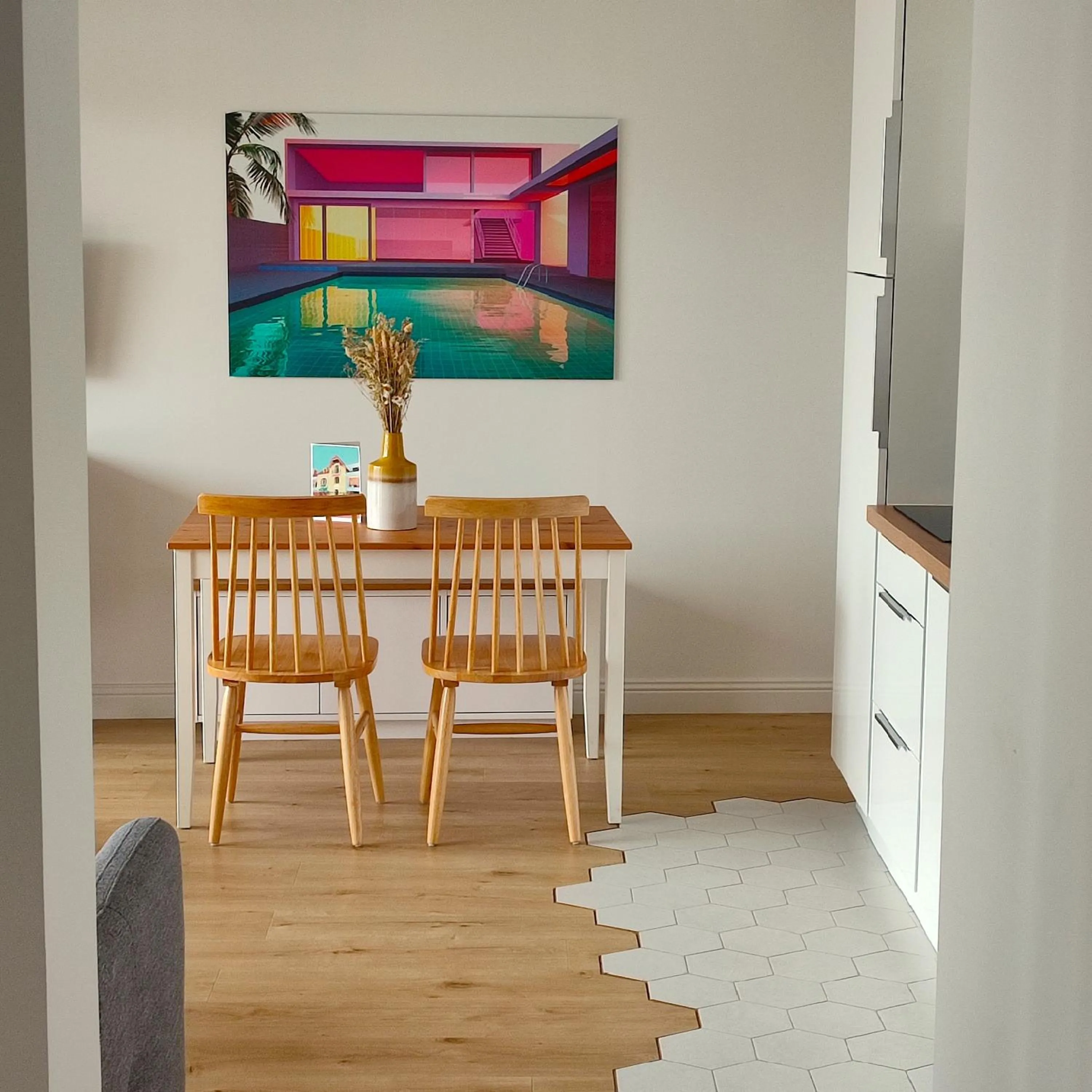 kitchen in Appart hôtel & Spa La Villa du Port