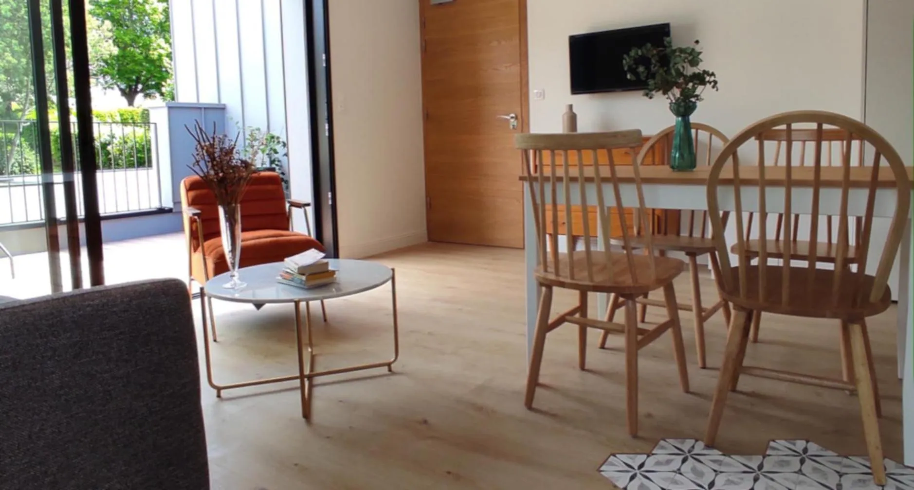 Living room in Appart hôtel & Spa La Villa du Port