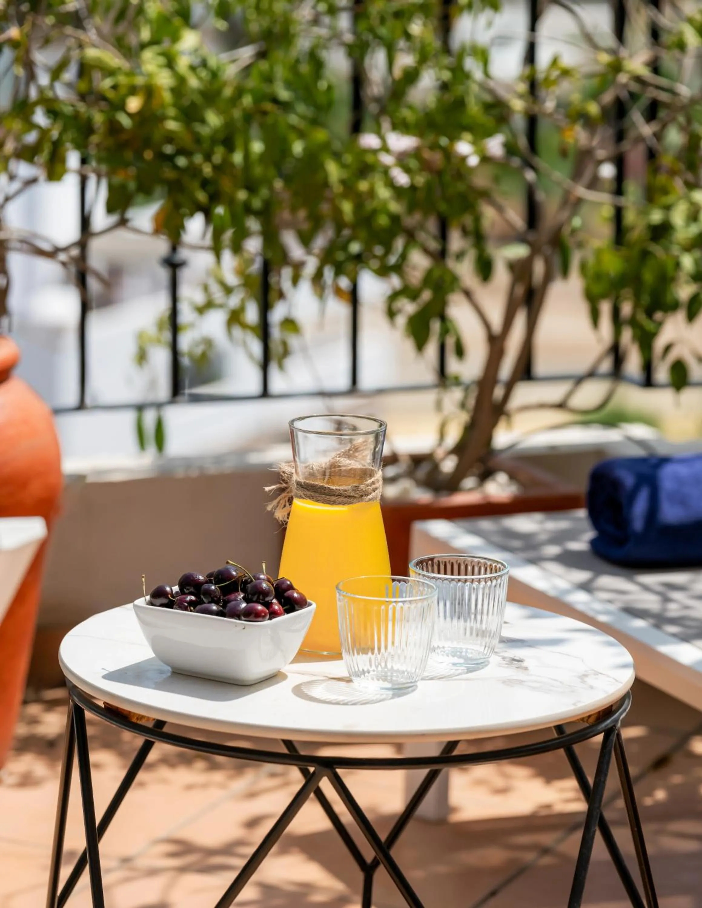 Patio in Molo Luxury Suites Puerto Banus