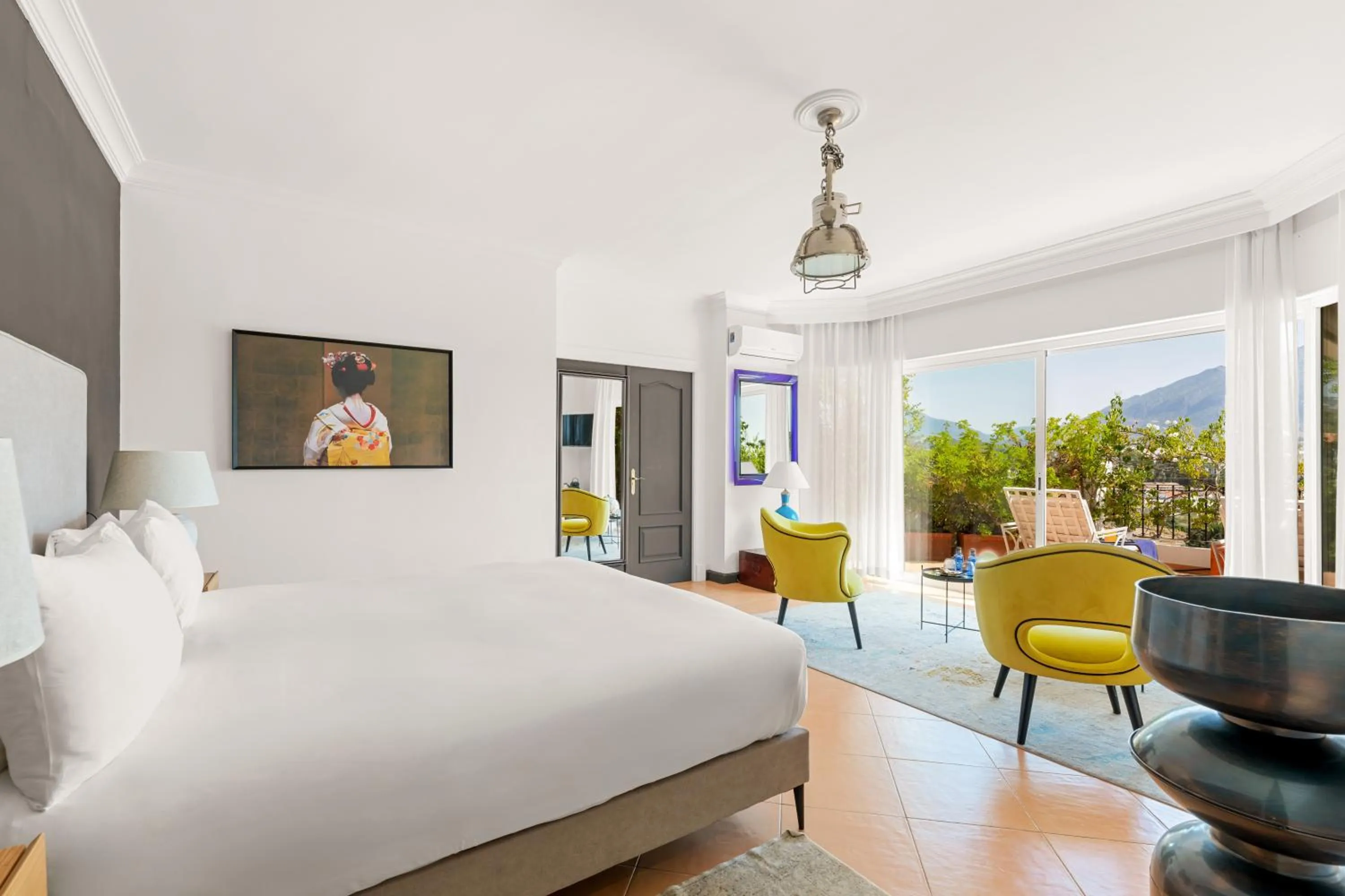 Bedroom in Molo Luxury Suites Puerto Banus