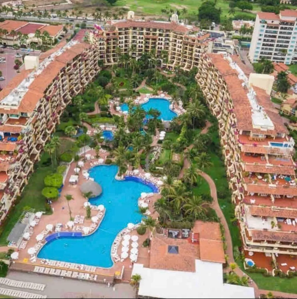 Bird's eye view in Velas Vallarta Condo