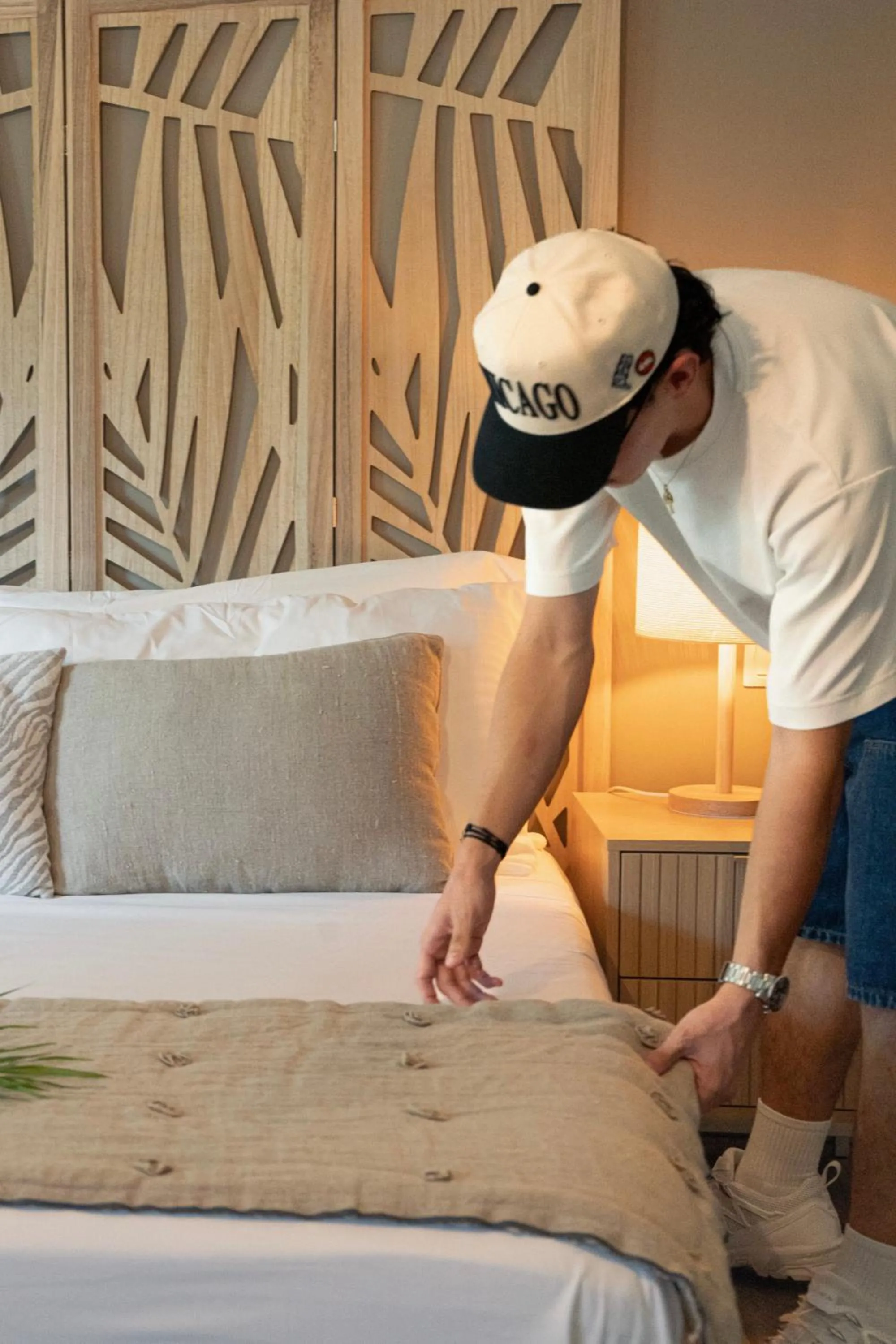 People, Bed in Koho SXM - ex Hevea Hotel