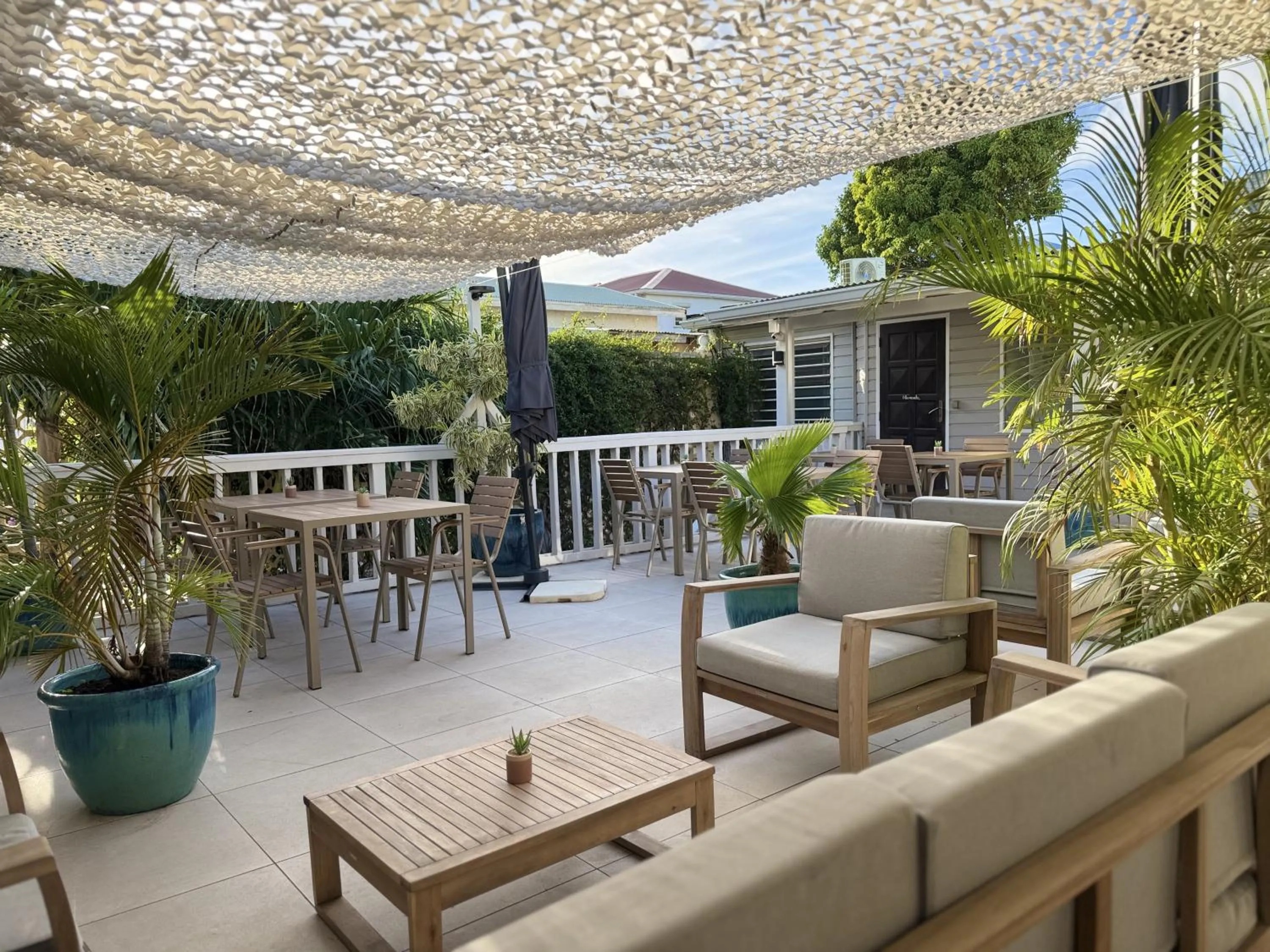 Patio in Koho SXM - ex Hevea Hotel