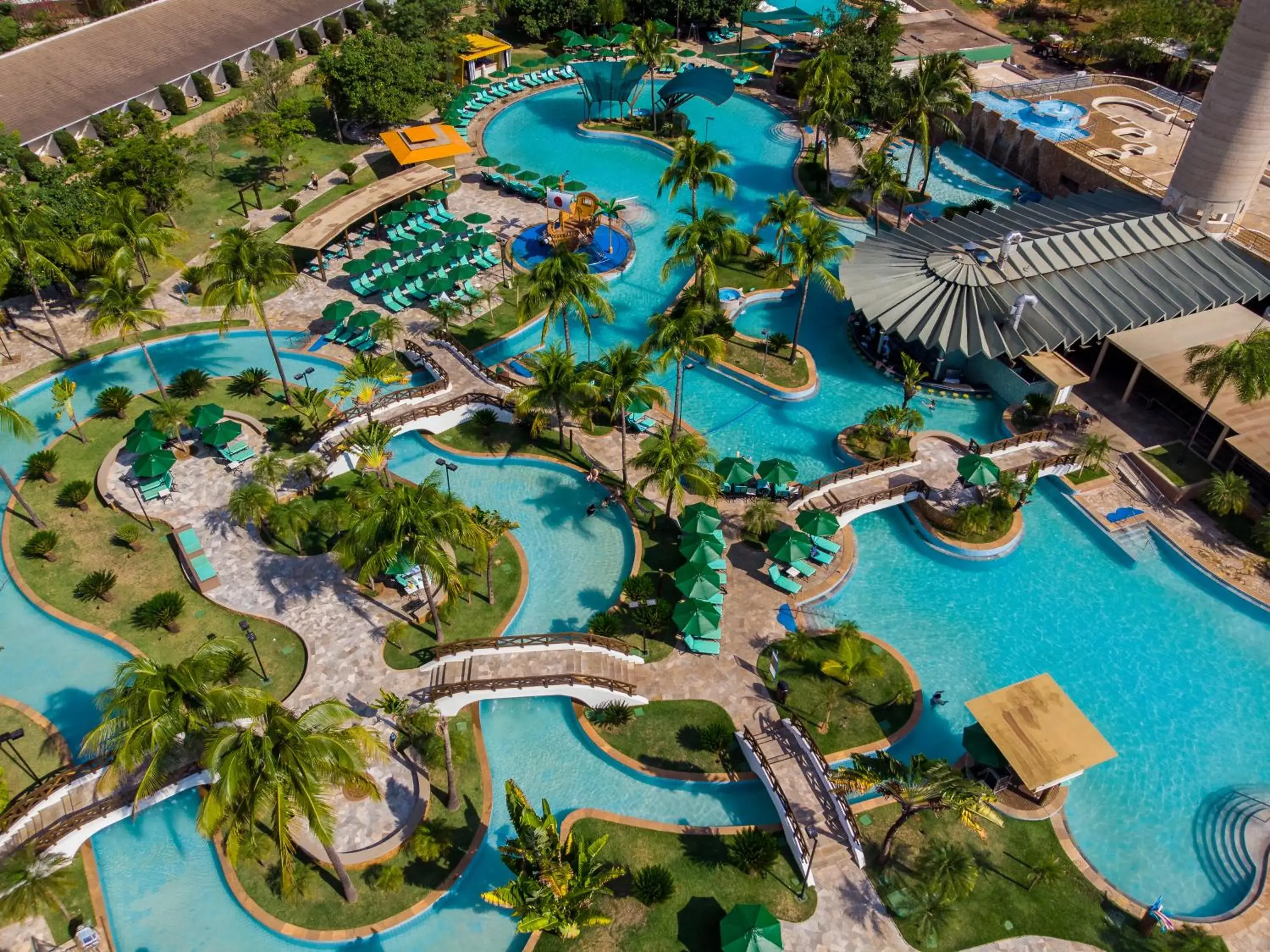 Bird's eye view in Blue Tree Thermas de Lins Resort Bird's eye view in Blue Tree Thermas de Lins Resort