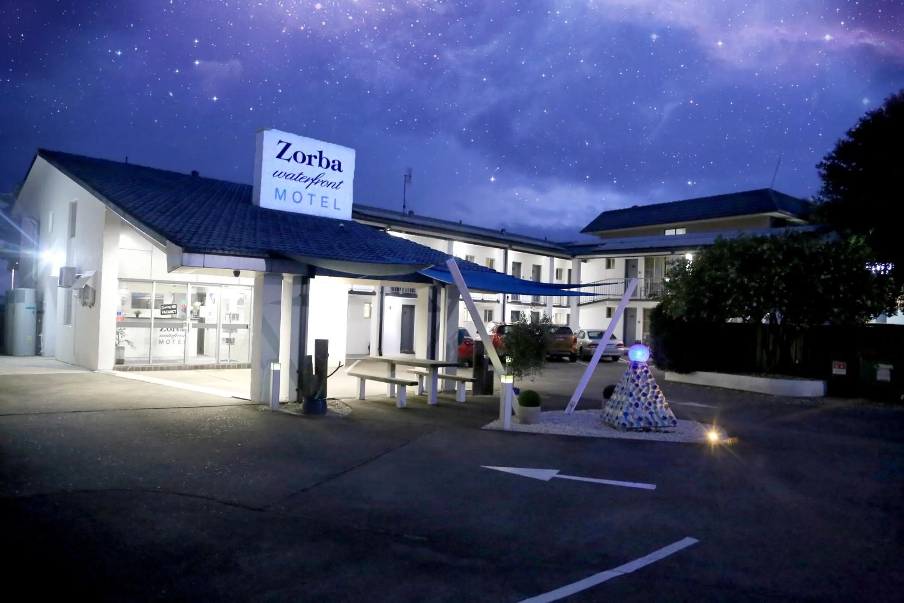 Property building in Zorba Waterfront Motel