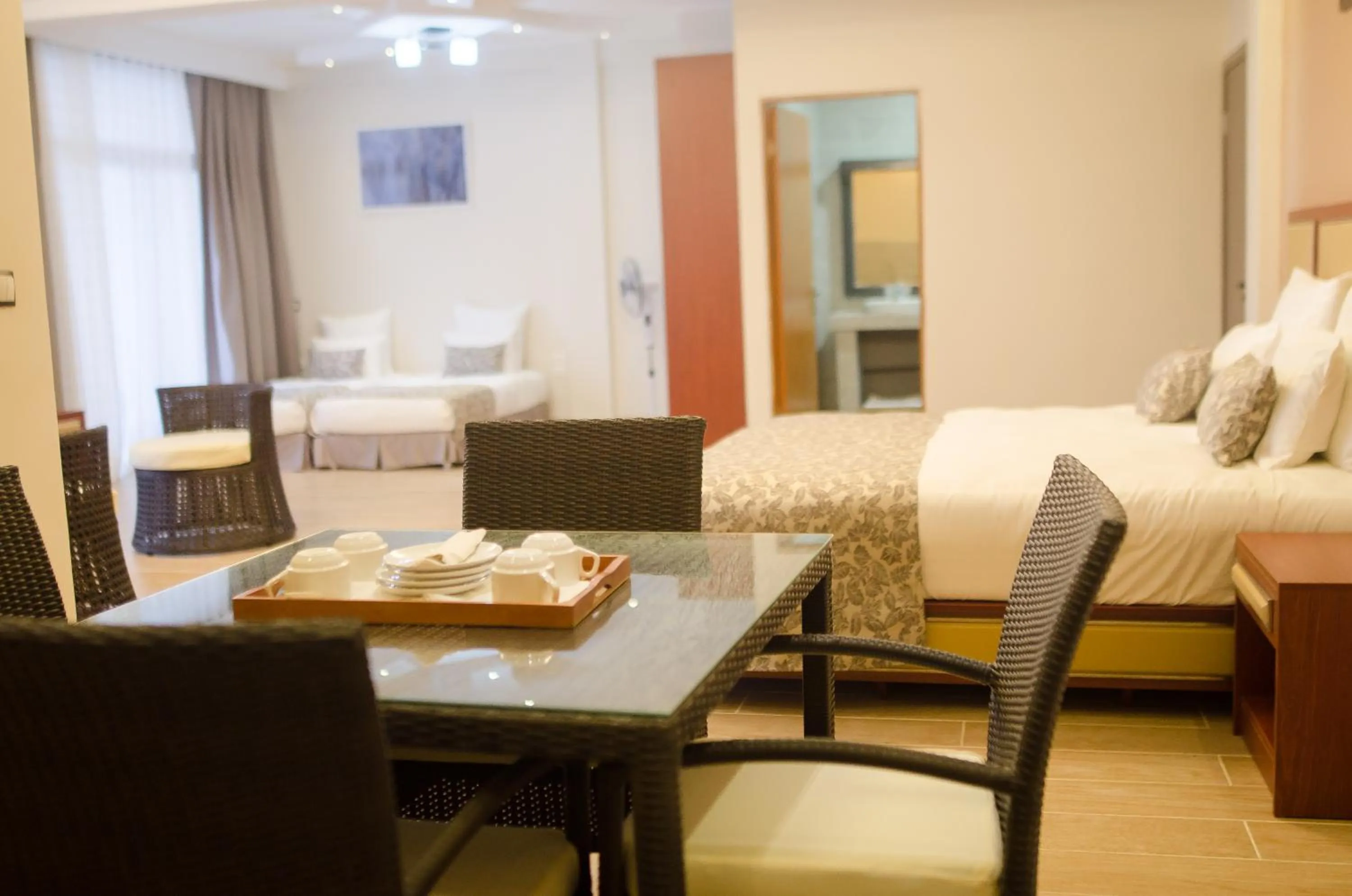 Photo of the whole room, Bed in Hôtel MENABE'L