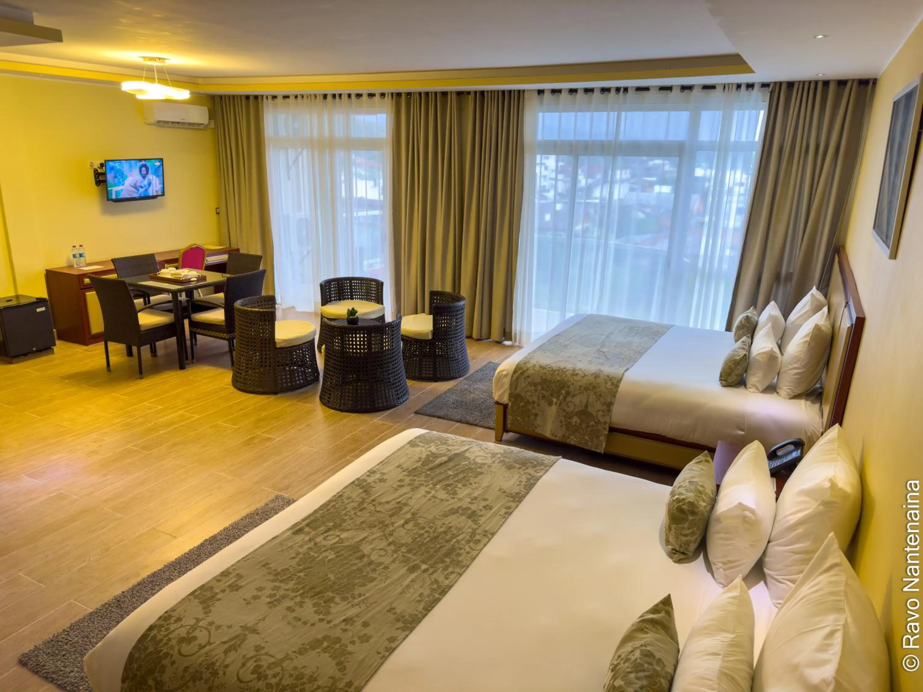 Bed in Hôtel MENABE'L