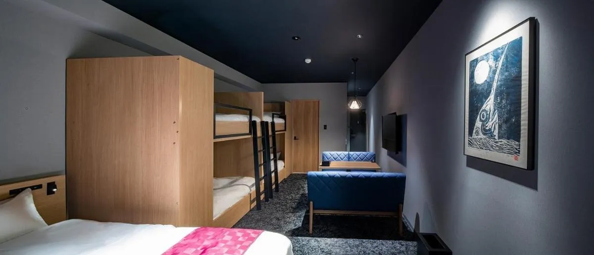 Bed in ALPHABED INN Sapporo Odori Park