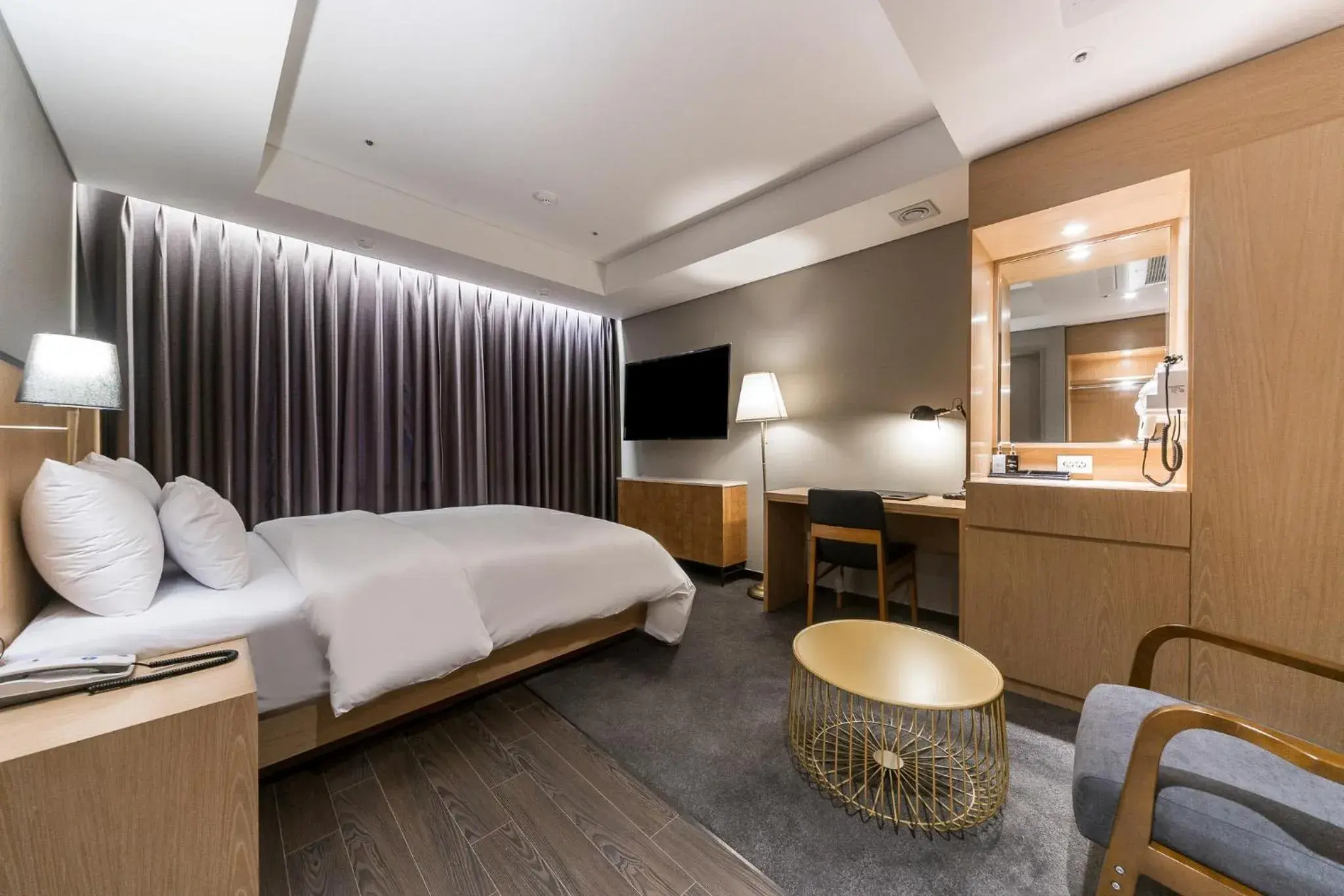 Photo of the whole room, Bed in Gwangju HOUND Hotel Photo of the whole room, Bed in Gwangju HOUND Hotel