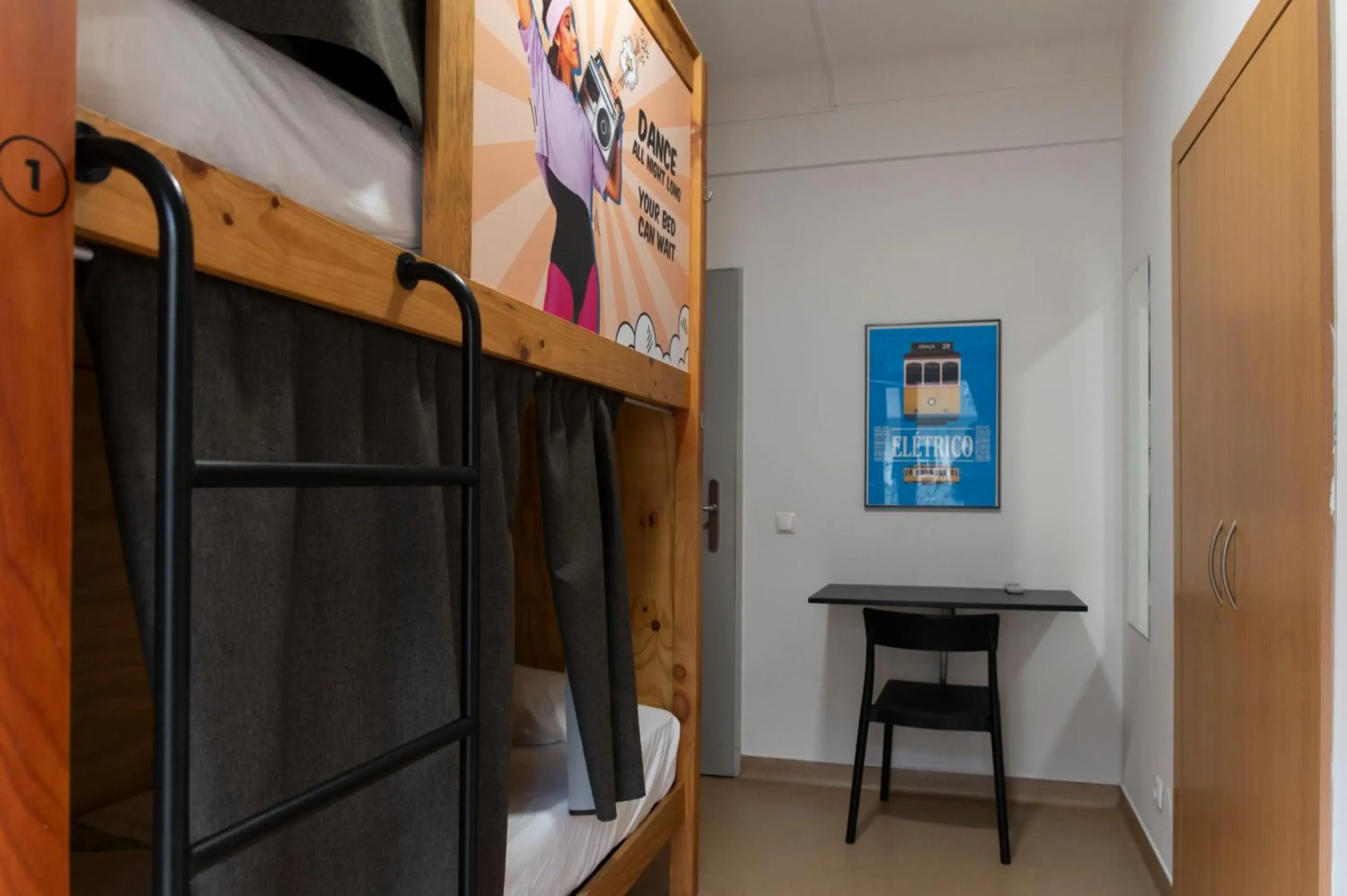 Twin room with Bunk Bed, Bathroom and Balcony. in WOT Nomad Social Twin room with Bunk Bed, Bathroom and Balcony. in WOT Nomad Social