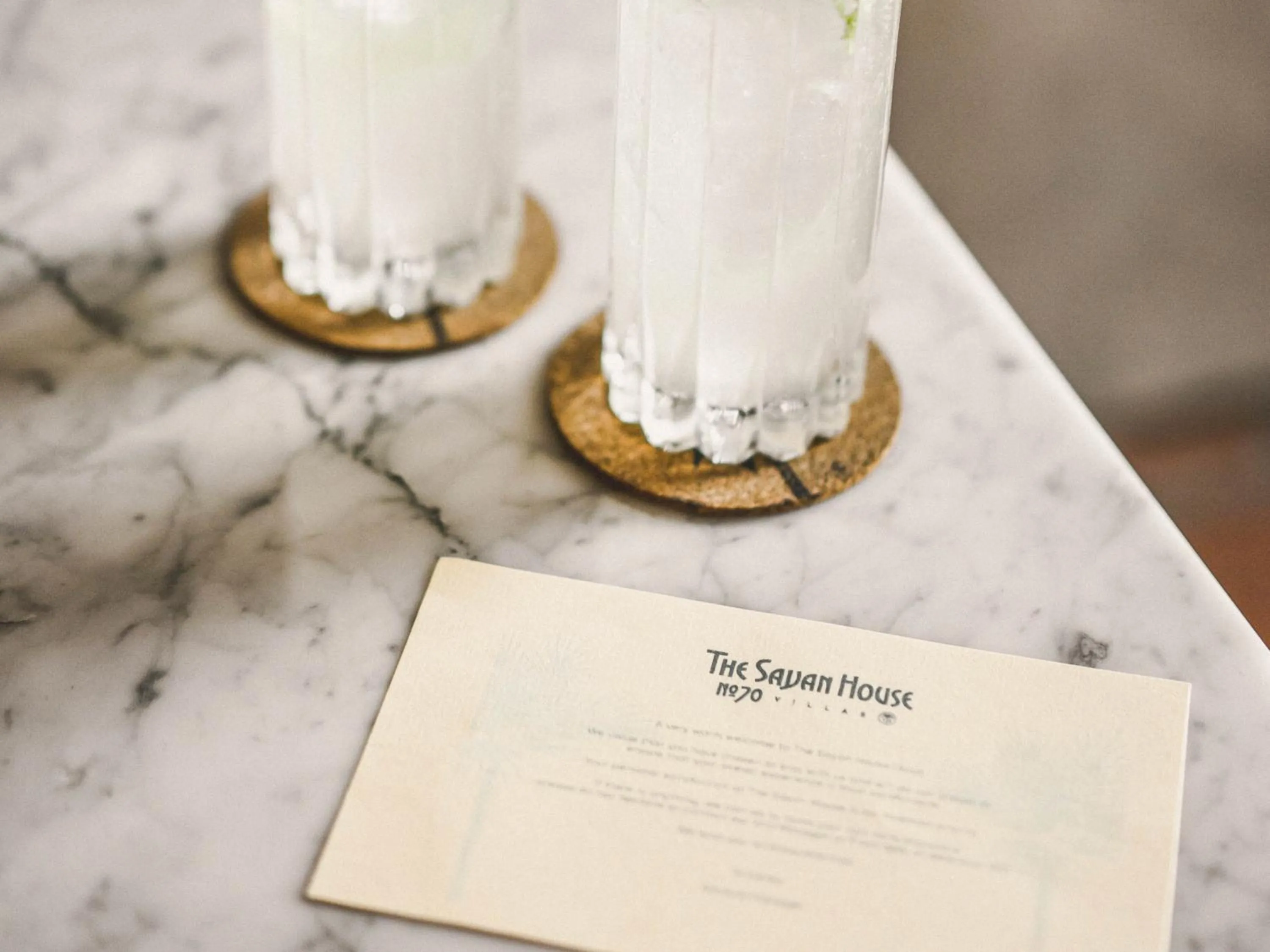 Food and drinks in The Sayan House Villas