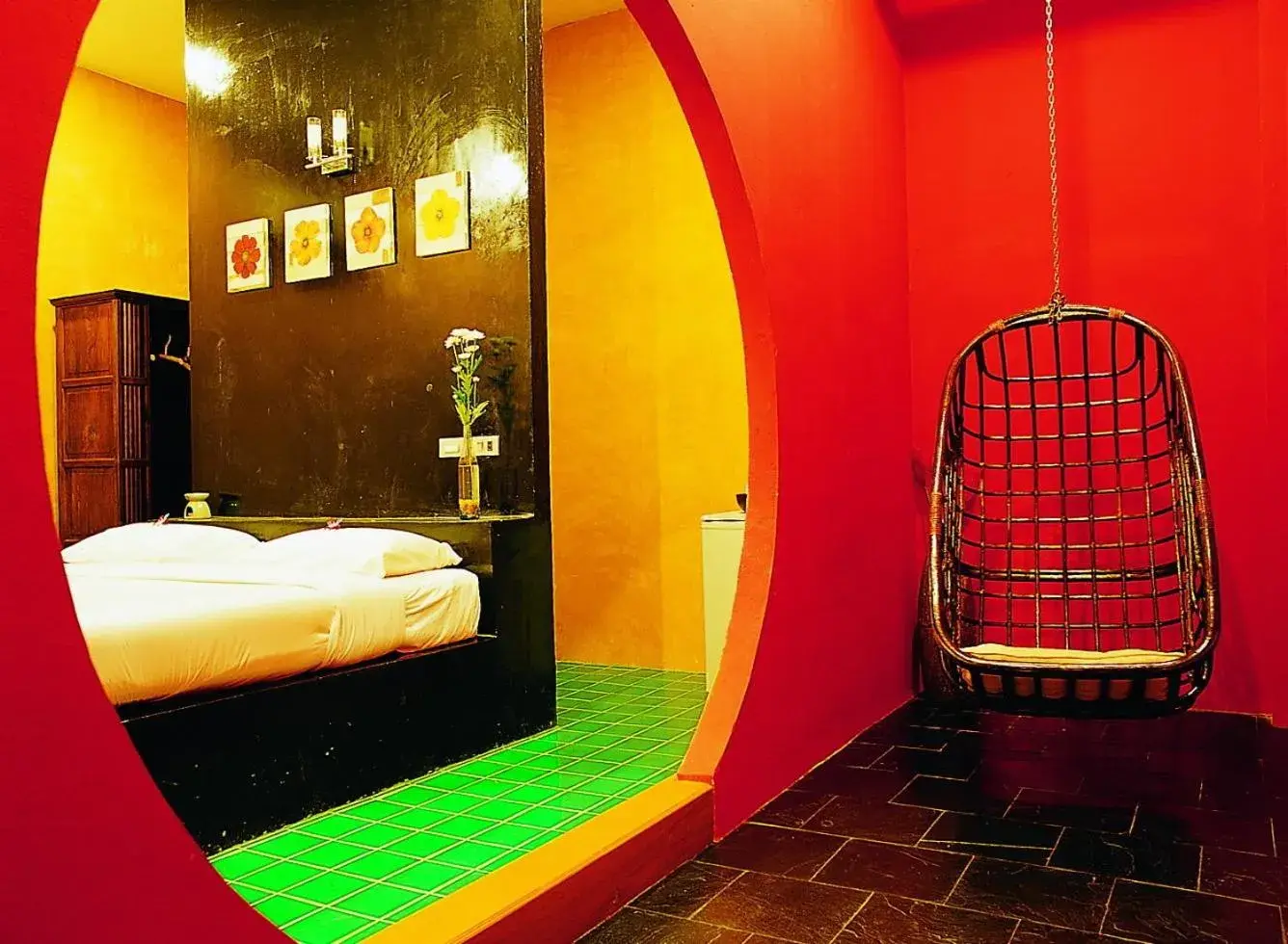 Decorative detail, Bed in Keereeta Resort Decorative detail, Bed in Keereeta Resort