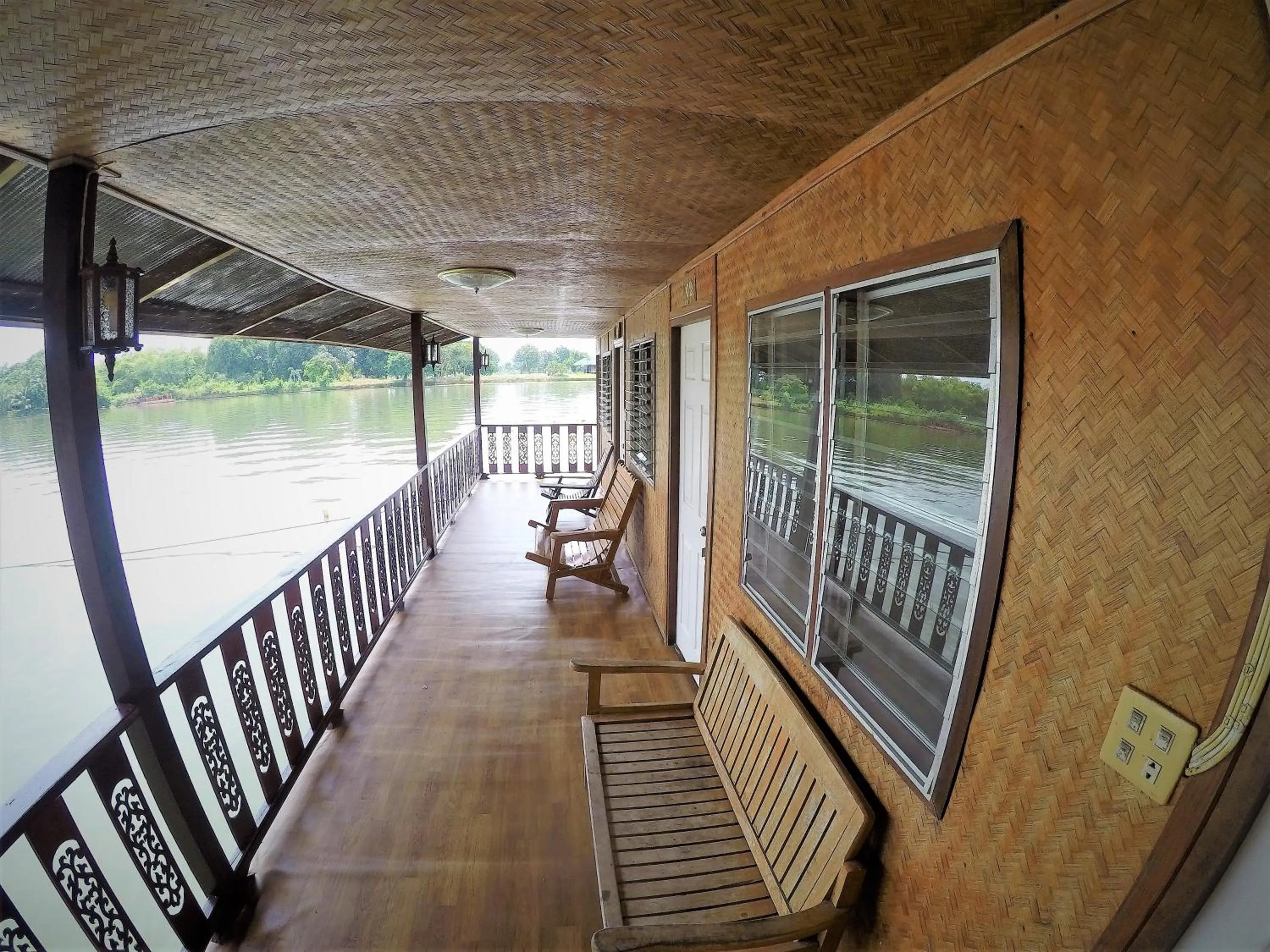 River view in T & T Hostel Kanchanaburi