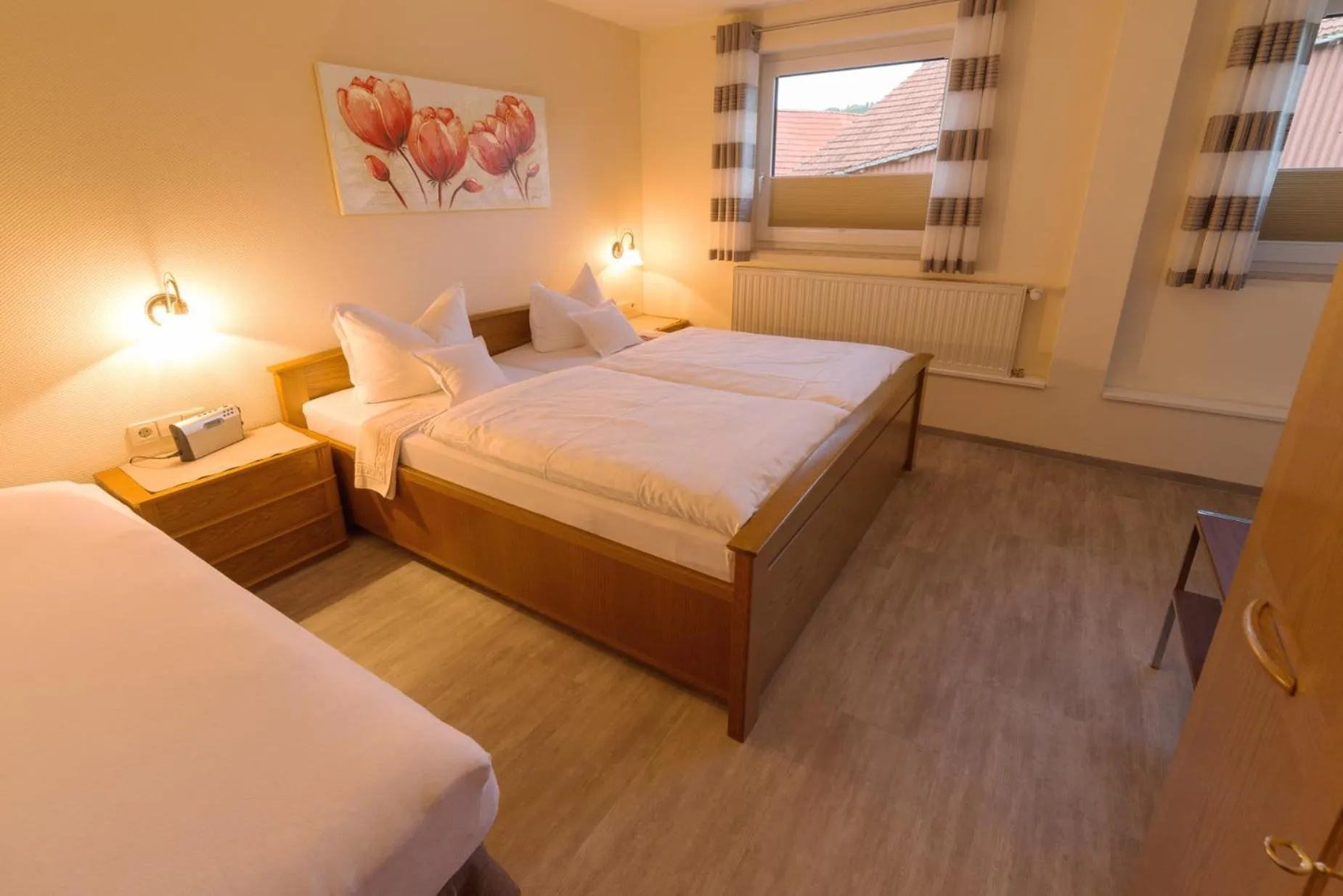 Bed in Ferienwohnung Zur Zweere