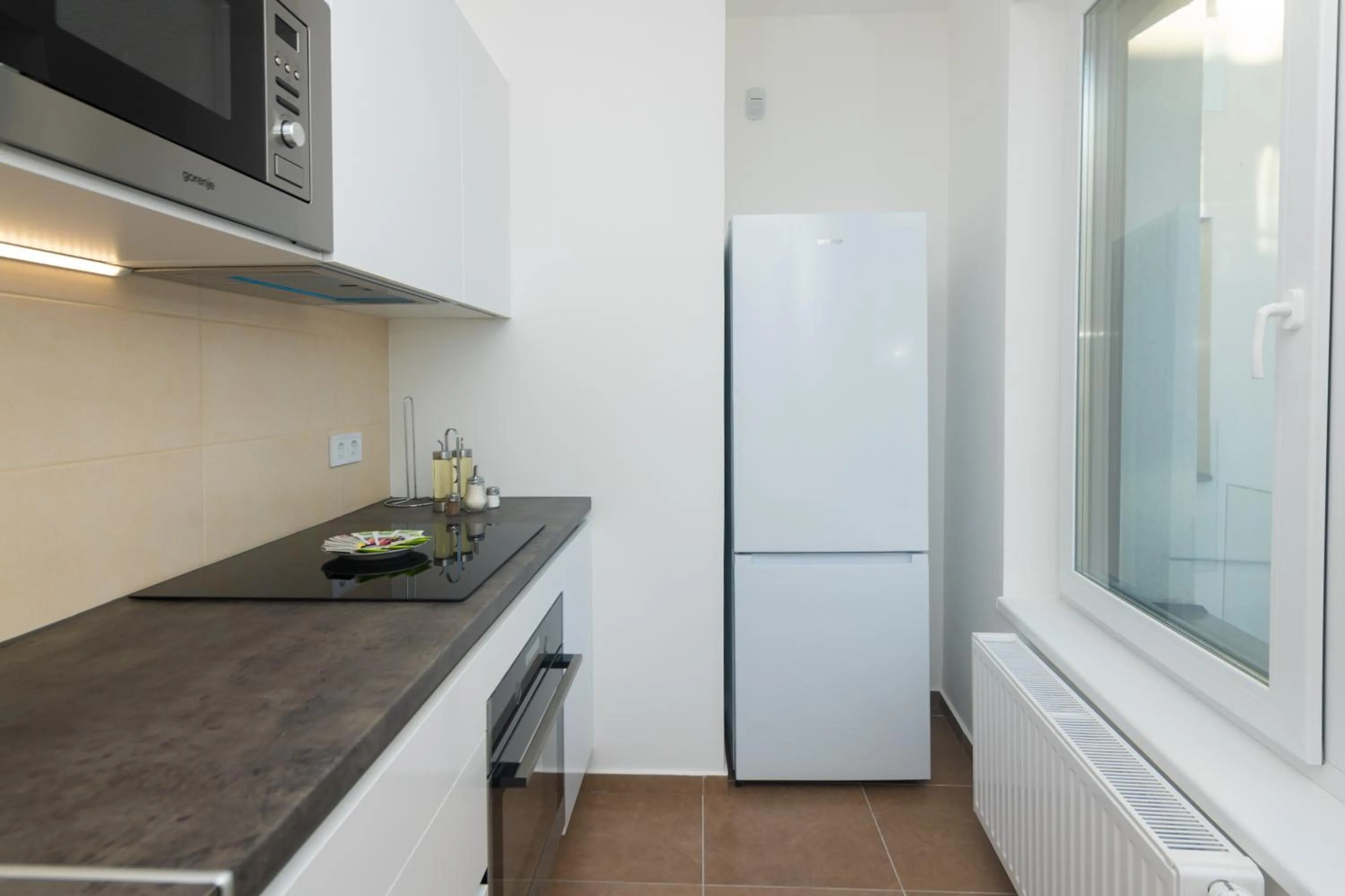 Kitchen or kitchenette in Elisabeth Downtown Apartments by FirstHost