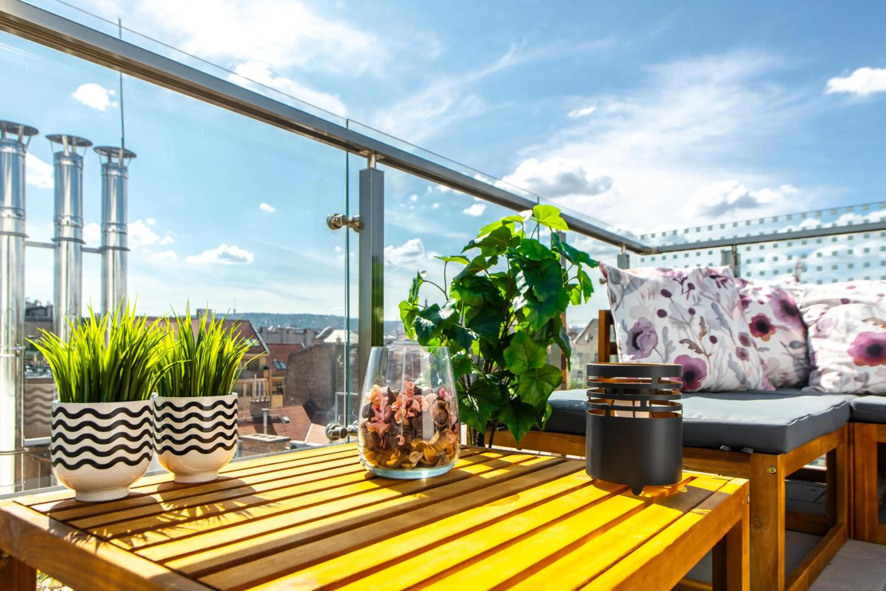 Balcony/Terrace in Elisabeth Downtown Apartments by FirstHost