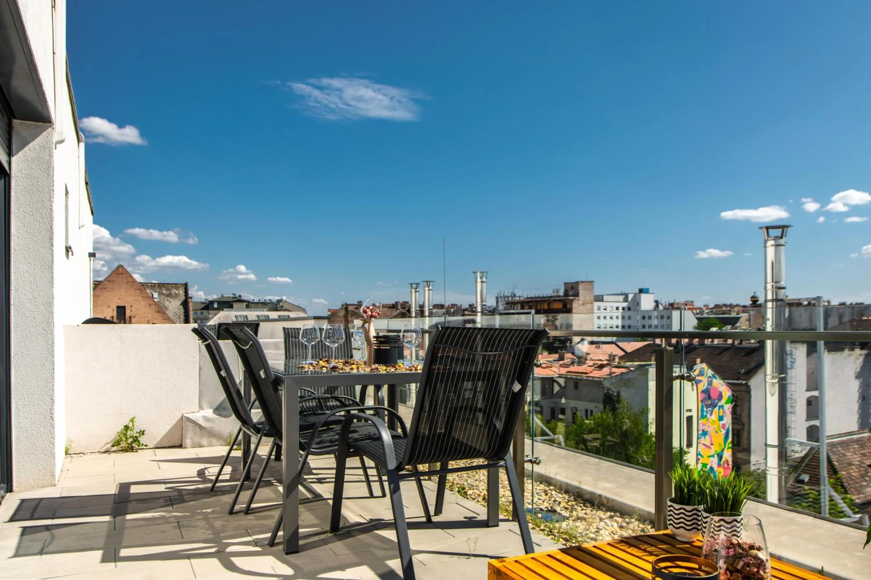 Balcony/Terrace in Elisabeth Downtown Apartments by FirstHost