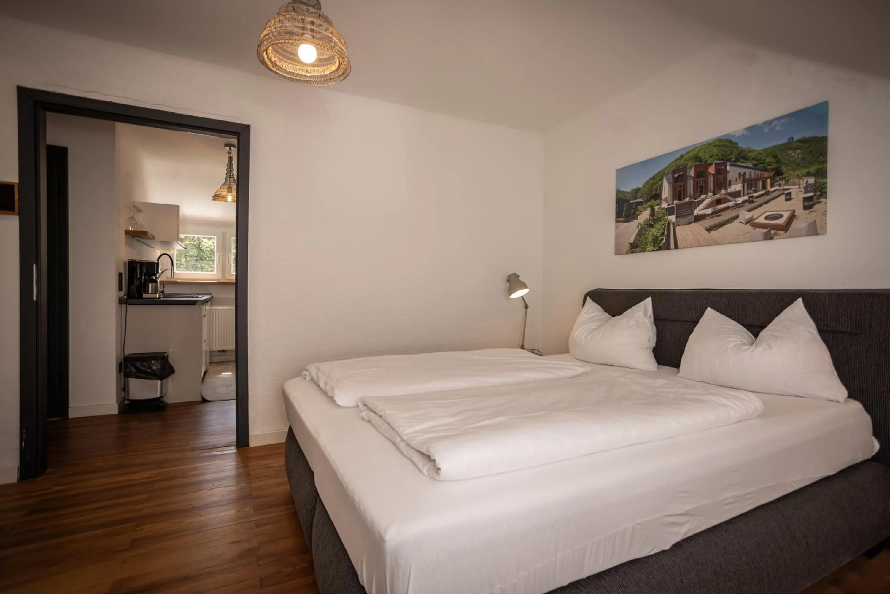 Bed in Saarschleifenlodge