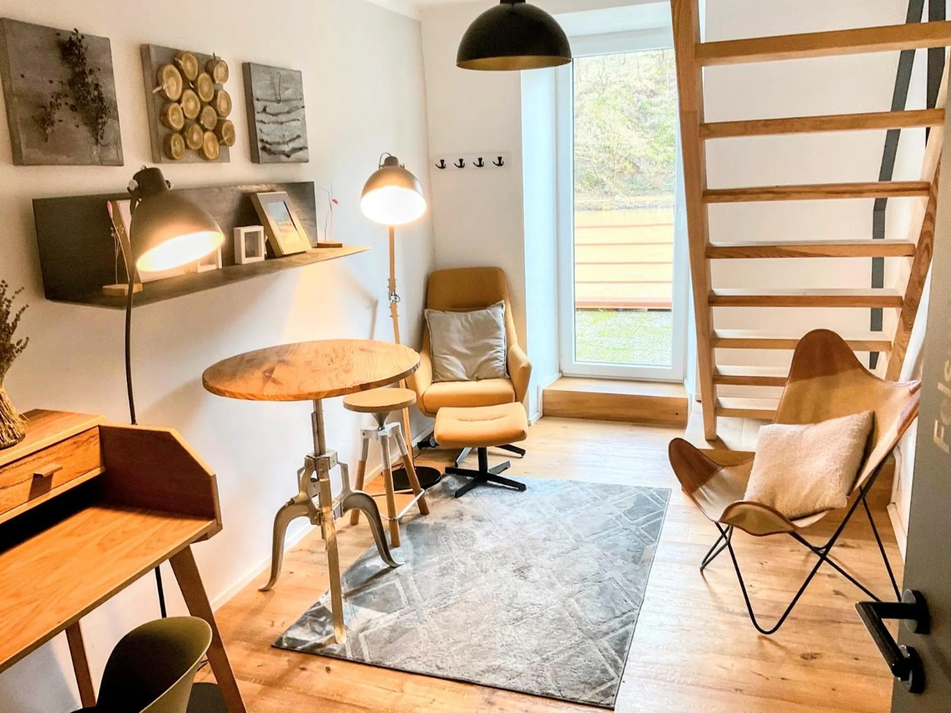 Seating area in Saarschleifenlodge