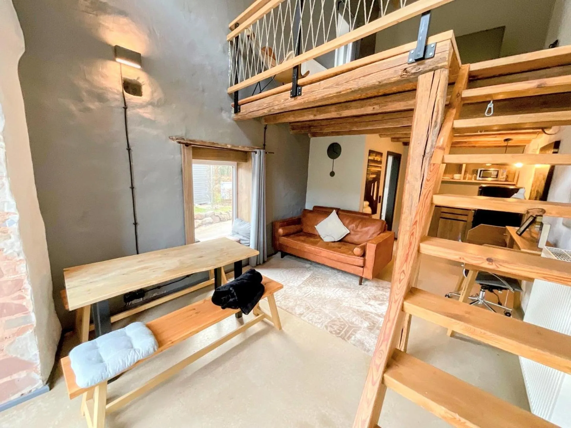 Living room in Saarschleifenlodge